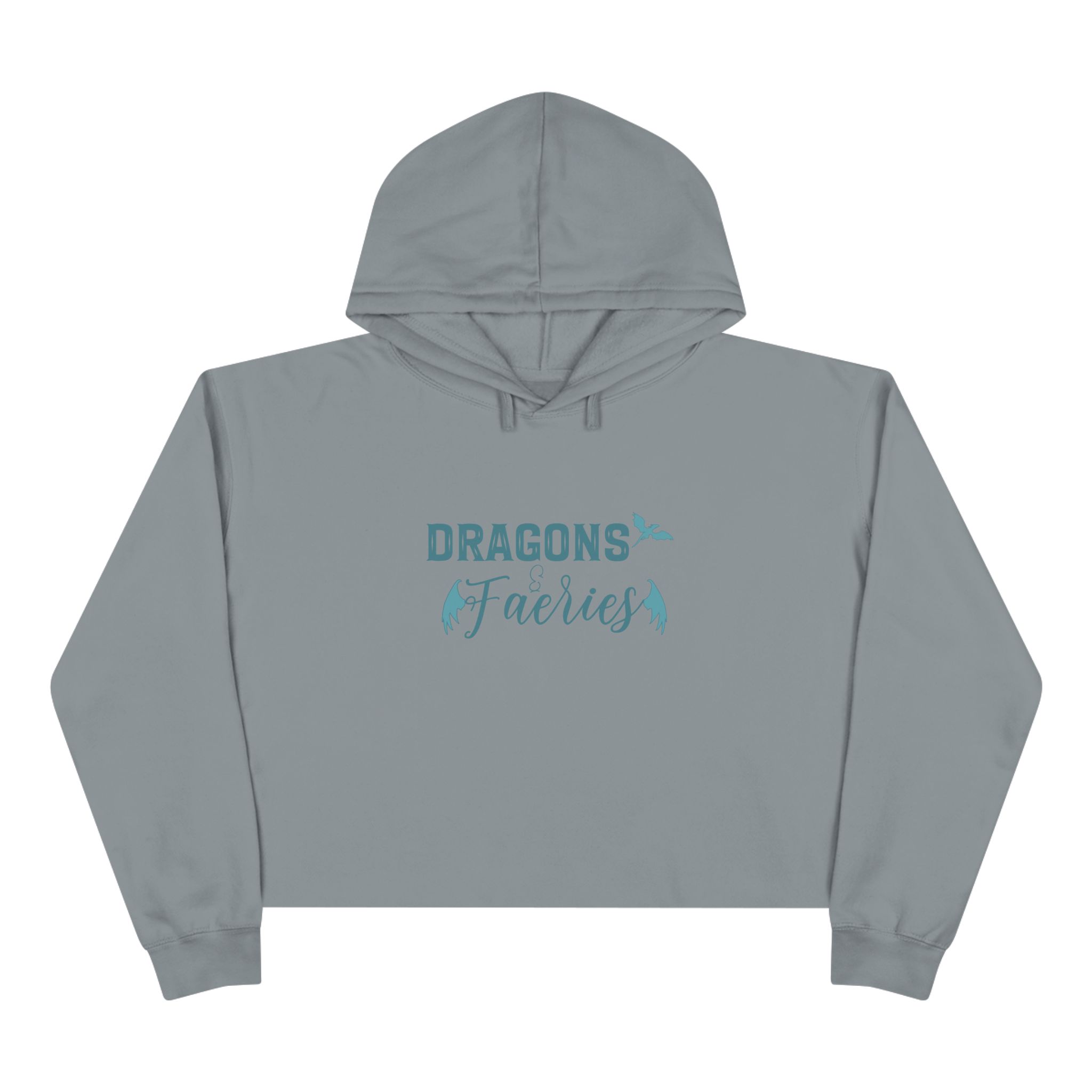 Dragons and Faeries Crop Hoodie - Image 7
