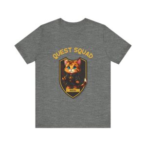 Quest Squad Broccoli Tee - Unisex Graphic T-Shirt, Cute Cat Shirt, Reader Gift, Fourth Wing Enthusiast Apparel, Fun Casual Wear