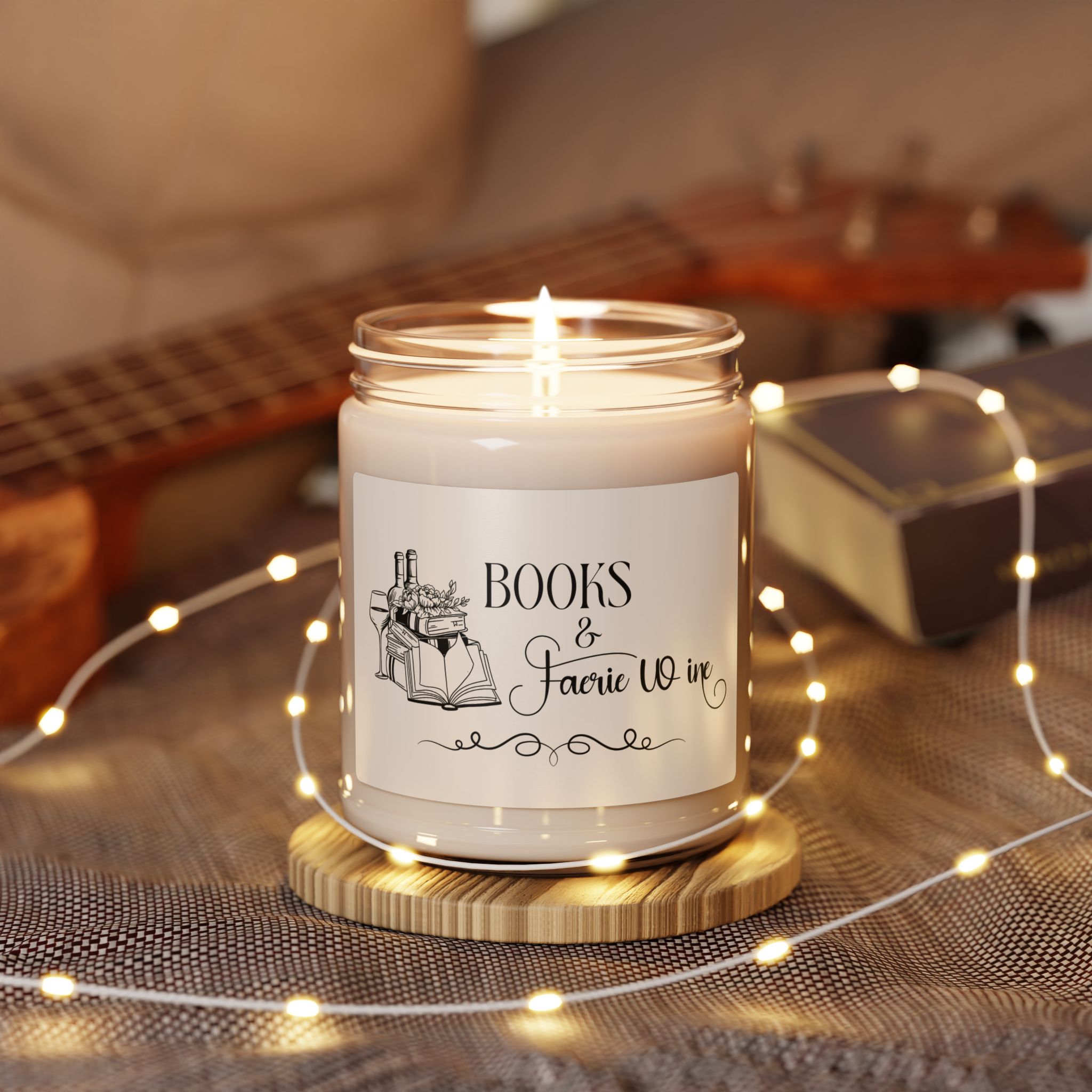 Scented Candle, Books and Faerie Wine, Romantasy, Fantasy, Romance Reader, Book Lover, Soy Candle, 9oz - Image 35