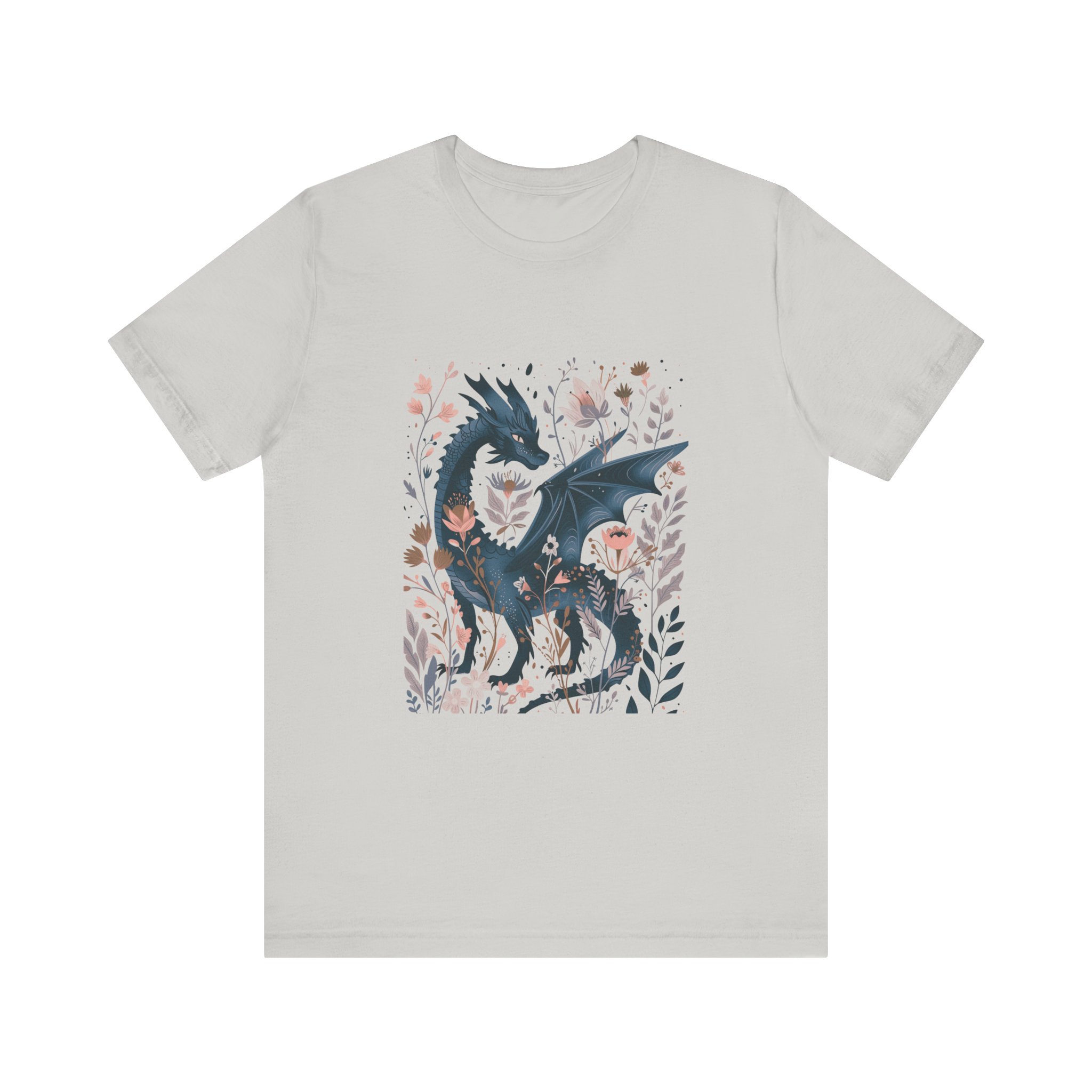 Floral Dragon Jersey Short Sleeve Tee - Image 21