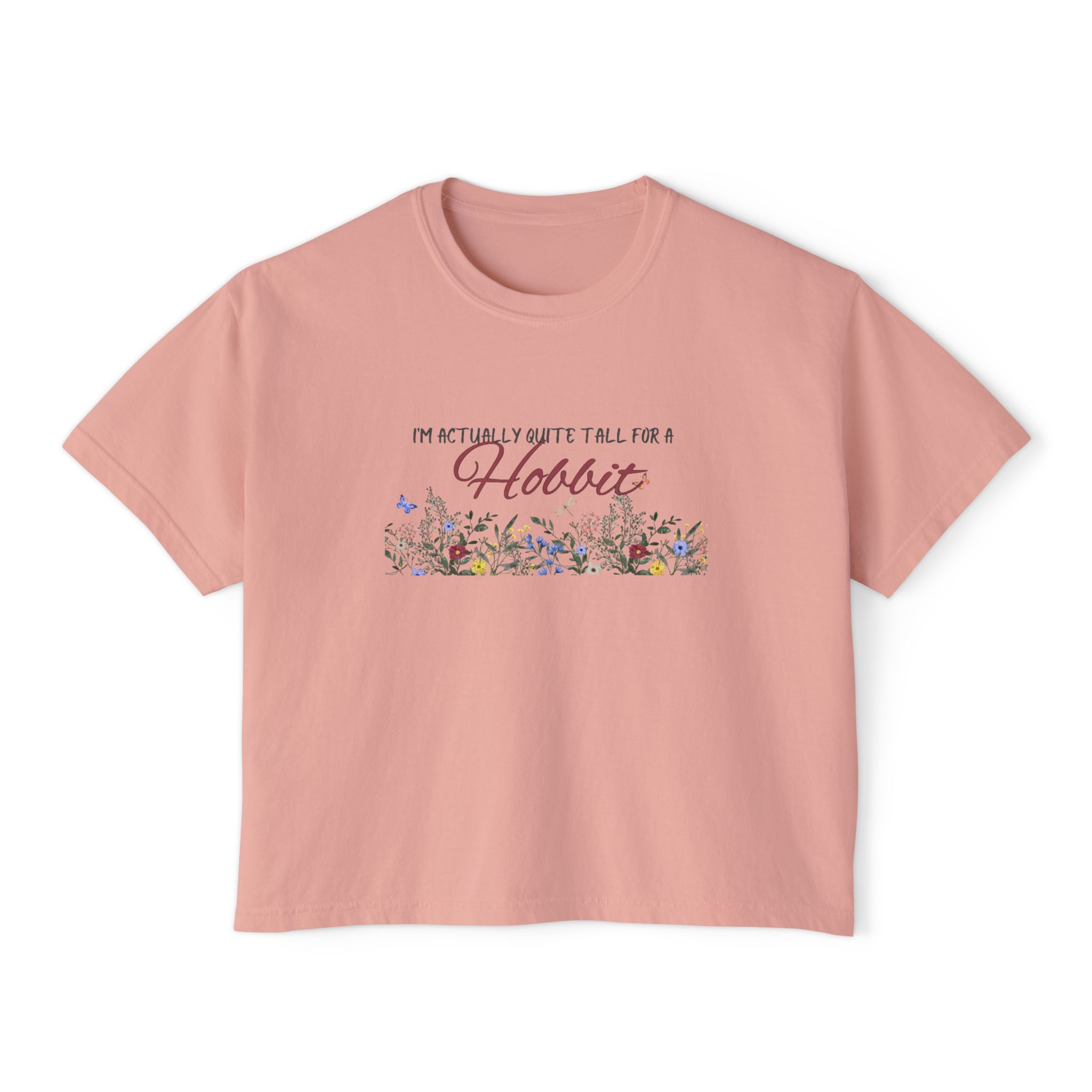 I'm Actually Quite Tall for a Hobbit - Women's Boxy Tee - Lord of the Rings - Hobbits - LOTR - Bookish Vibes - - Image 5