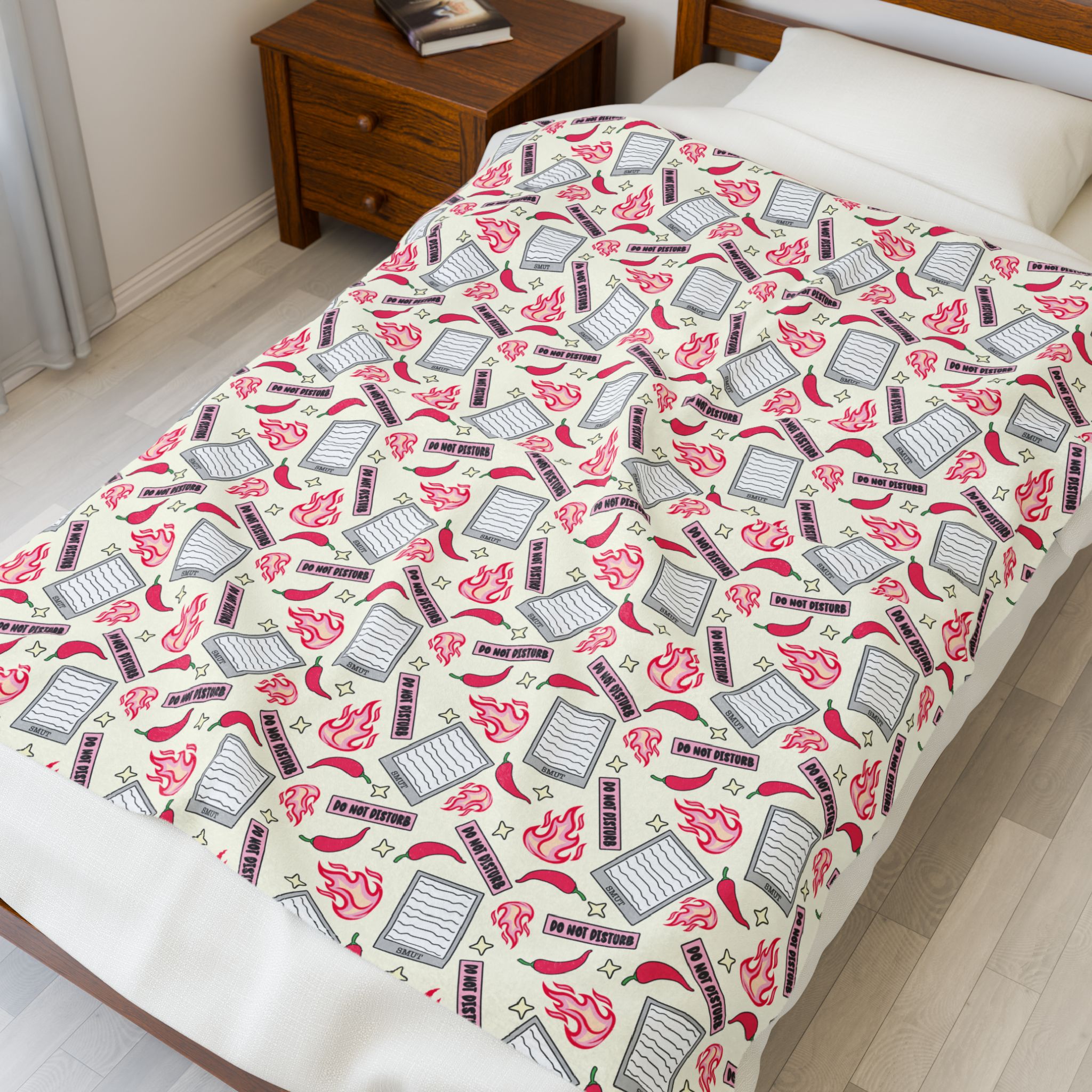 Spicy BookTok Velveteen Plush Blanket - Image 3