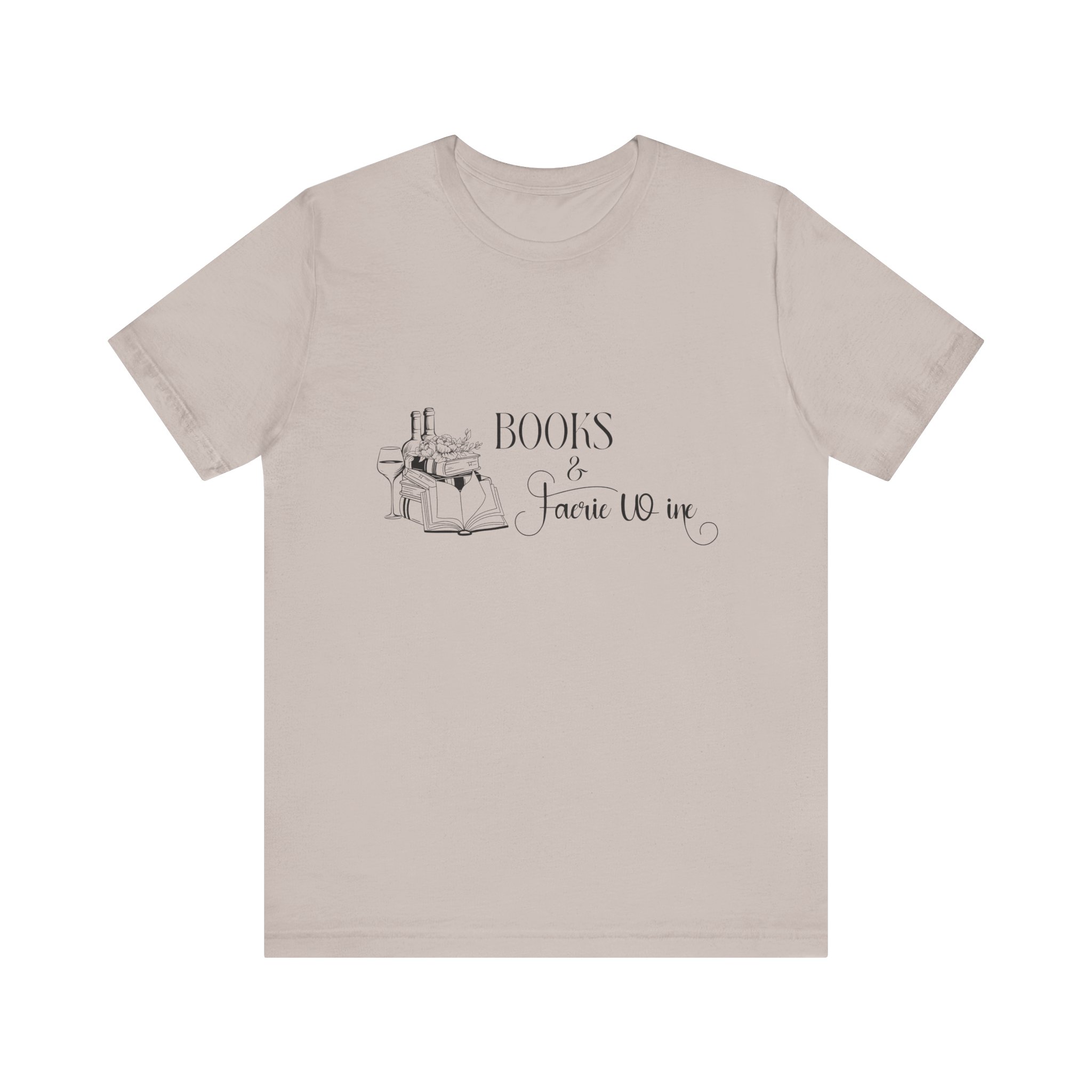 Books and Faerie Wine Romantasy Short Sleeve Jersey Tee - Image 21