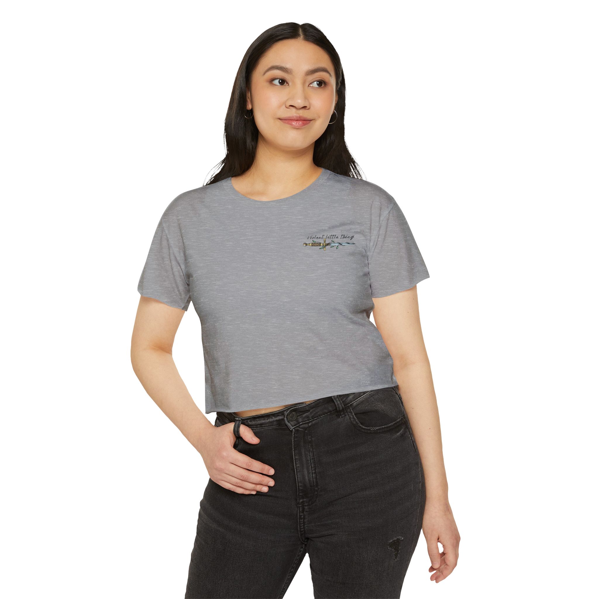 Fourth Wing Inspired - Violent Little Thing Festival Crop Top - Image 7