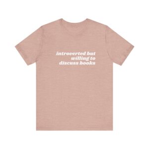 Book Lover's Introvert Tee
