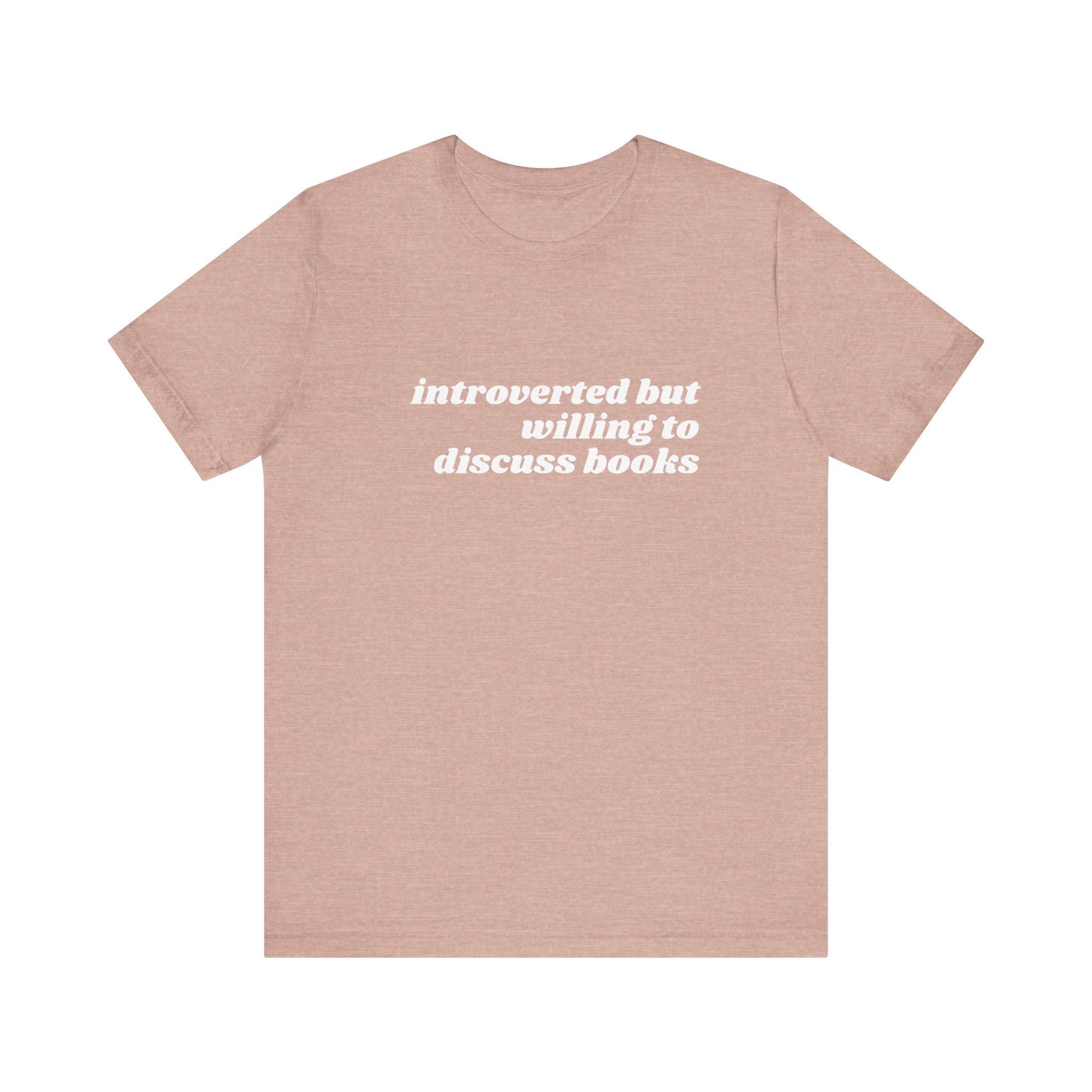 Book Lover's Introvert Tee