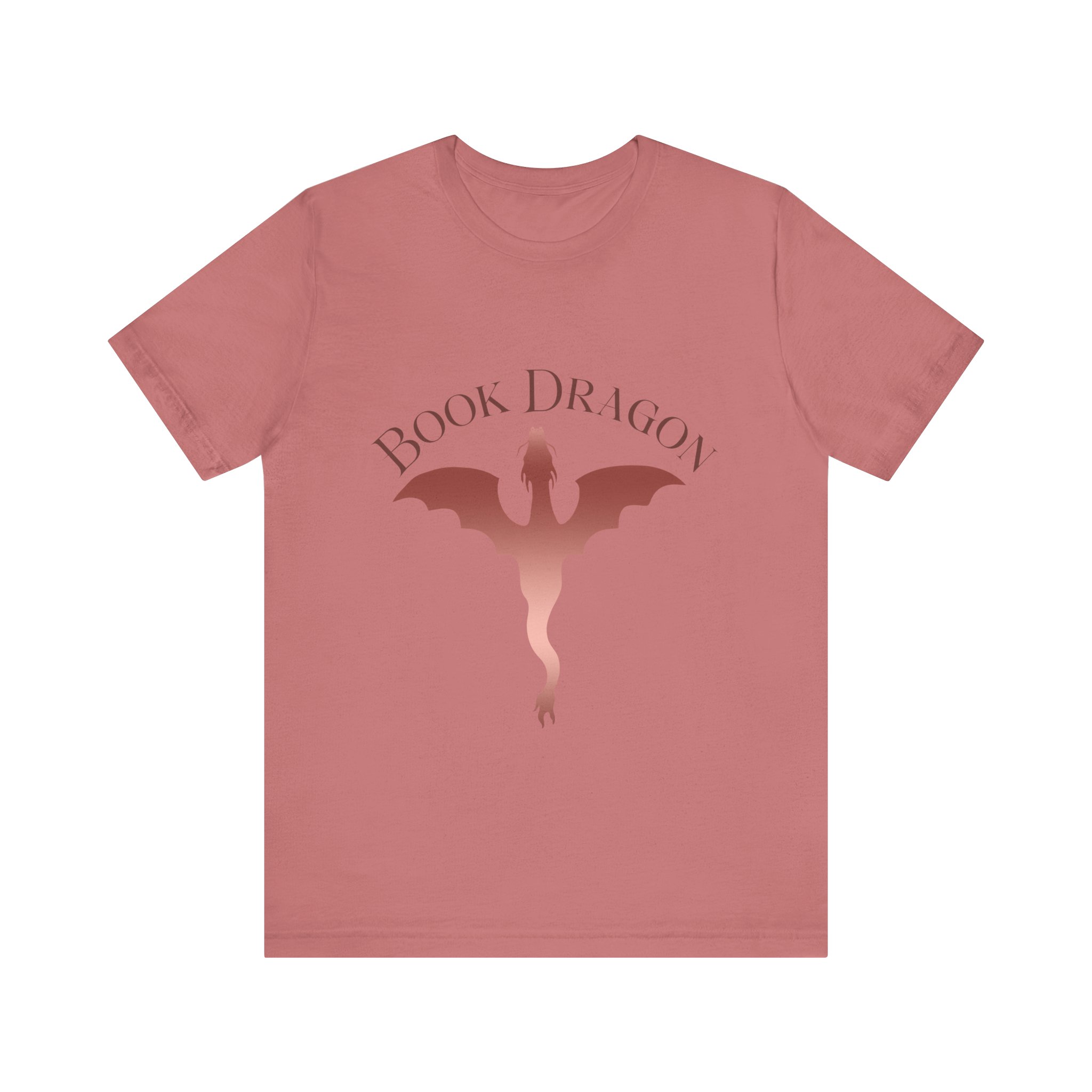 Book Dragon Romantasy Jersey Short Sleeve Tee - Image 5