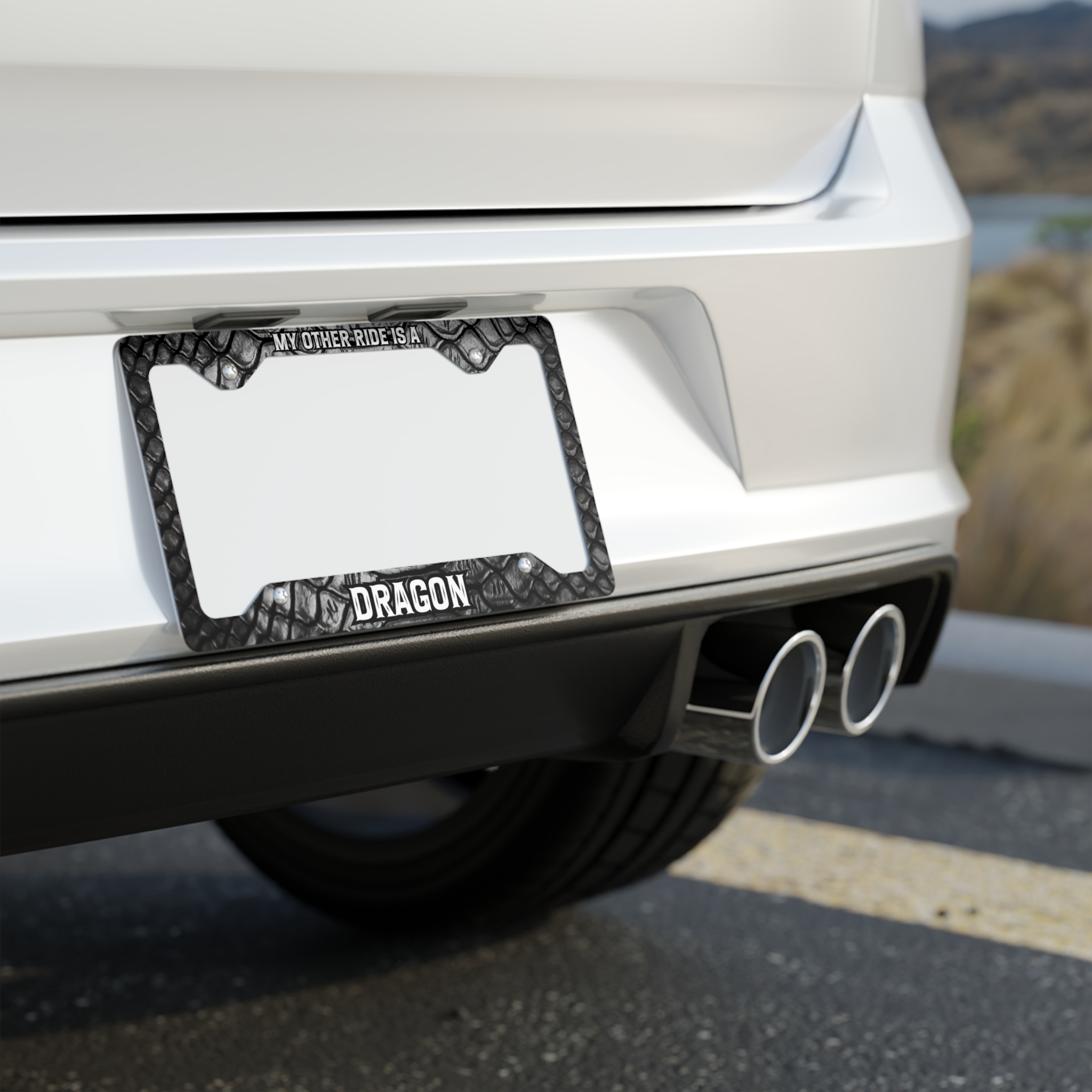 Fourth Wing Inspired License Plate Frame - Image 3