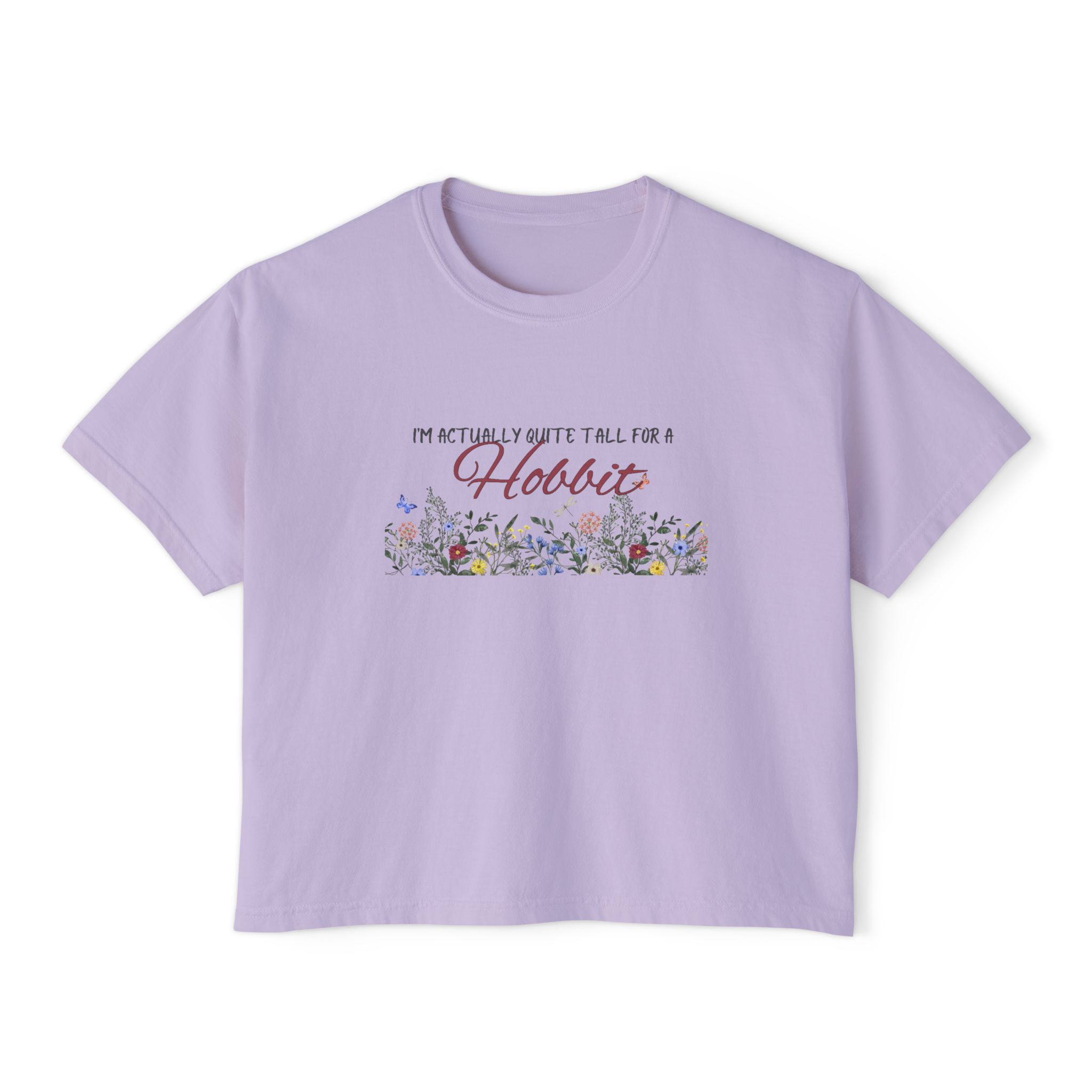 I'm Actually Quite Tall for a Hobbit - Women's Boxy Tee - Lord of the Rings - Hobbits - LOTR - Bookish Vibes - - Image 17