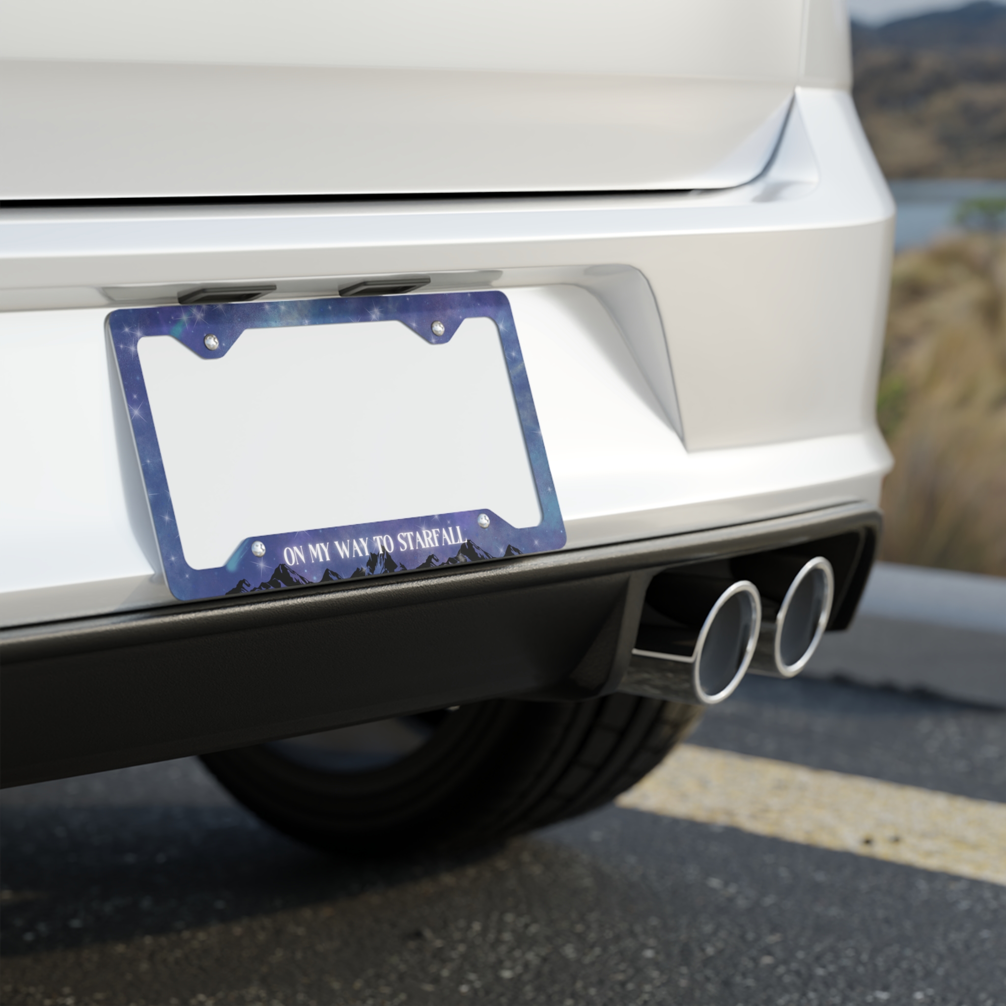 Starfall Metal License Plate Frame - ACOTAR Inspired - Image 3