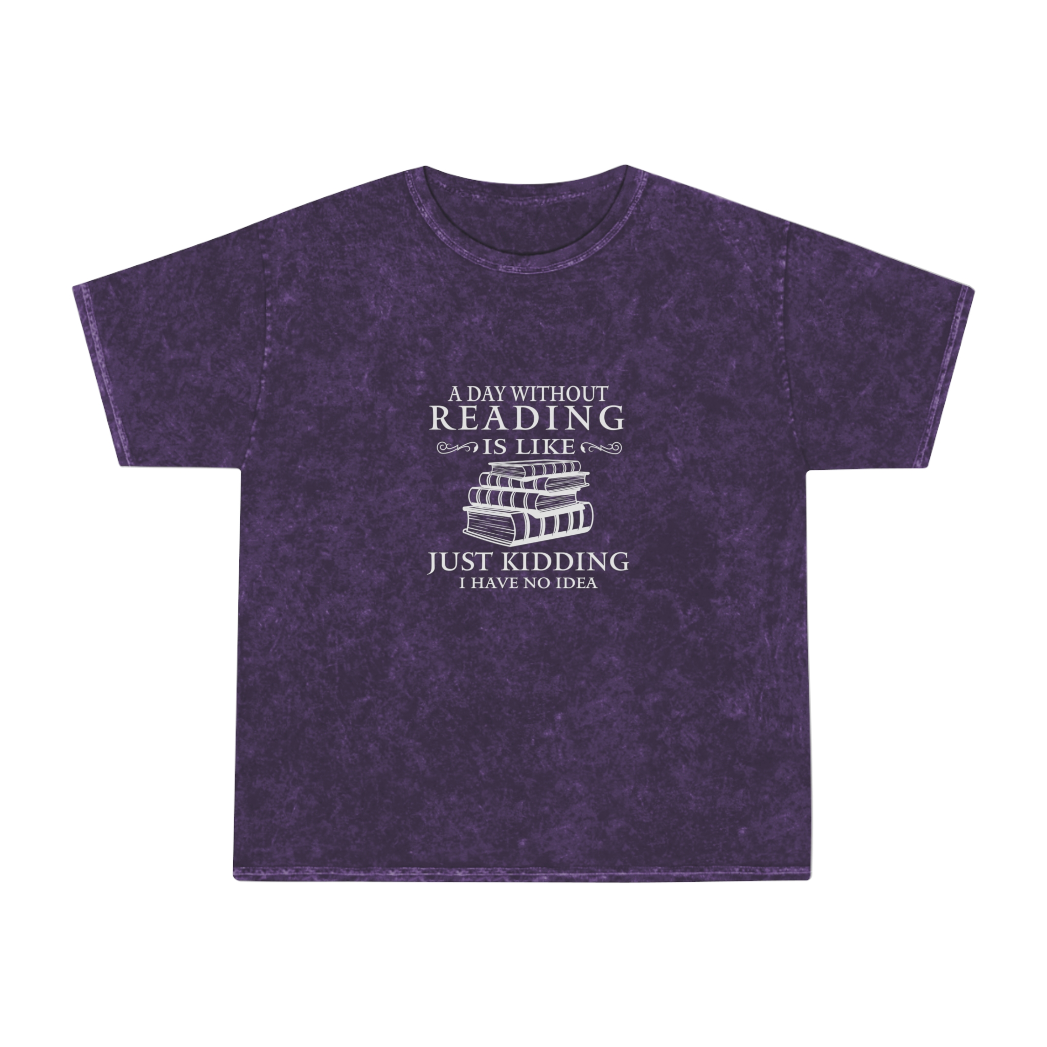 Book Lover's Mineral Wash T-Shirt, Perfect for Readers, Funny Gift Idea, Literature Lover Tee, Comfortable Casual Wear, Great for Birthdays, - Image 13