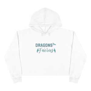 Dragons and Faeries Crop Hoodie