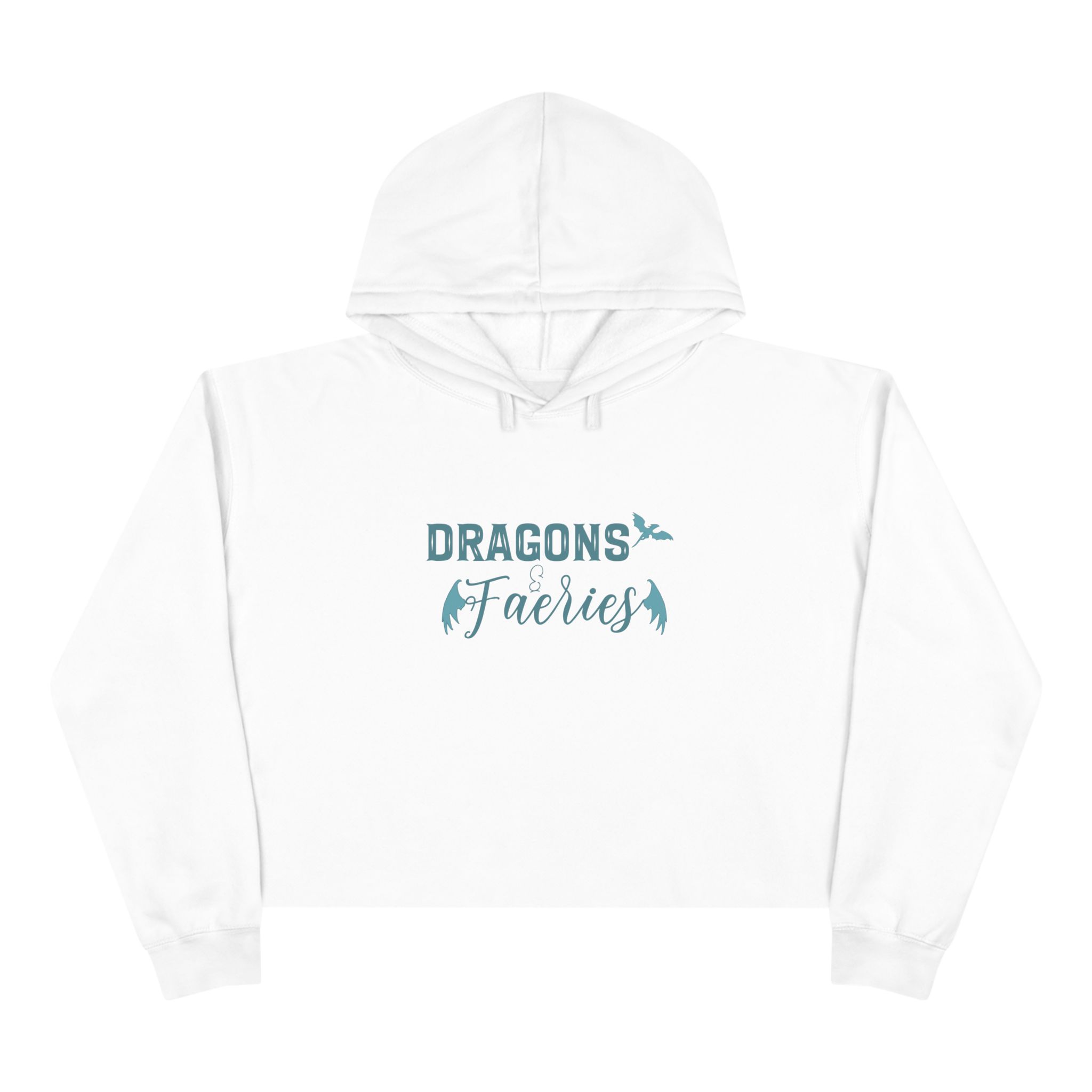 Dragons and Faeries Crop Hoodie