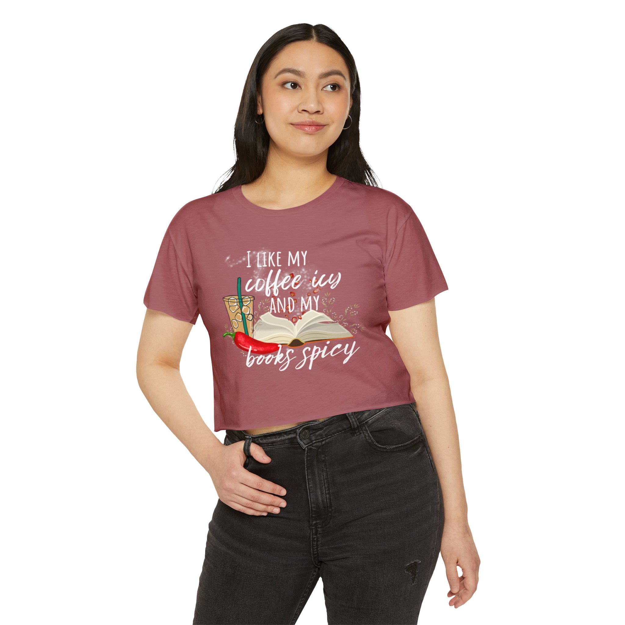 Icy and Spicy Crop Top, Bookish Crop Top, Booktok Crop Top, Bookish Gifts, Romance Readers, Book Club, - Image 23