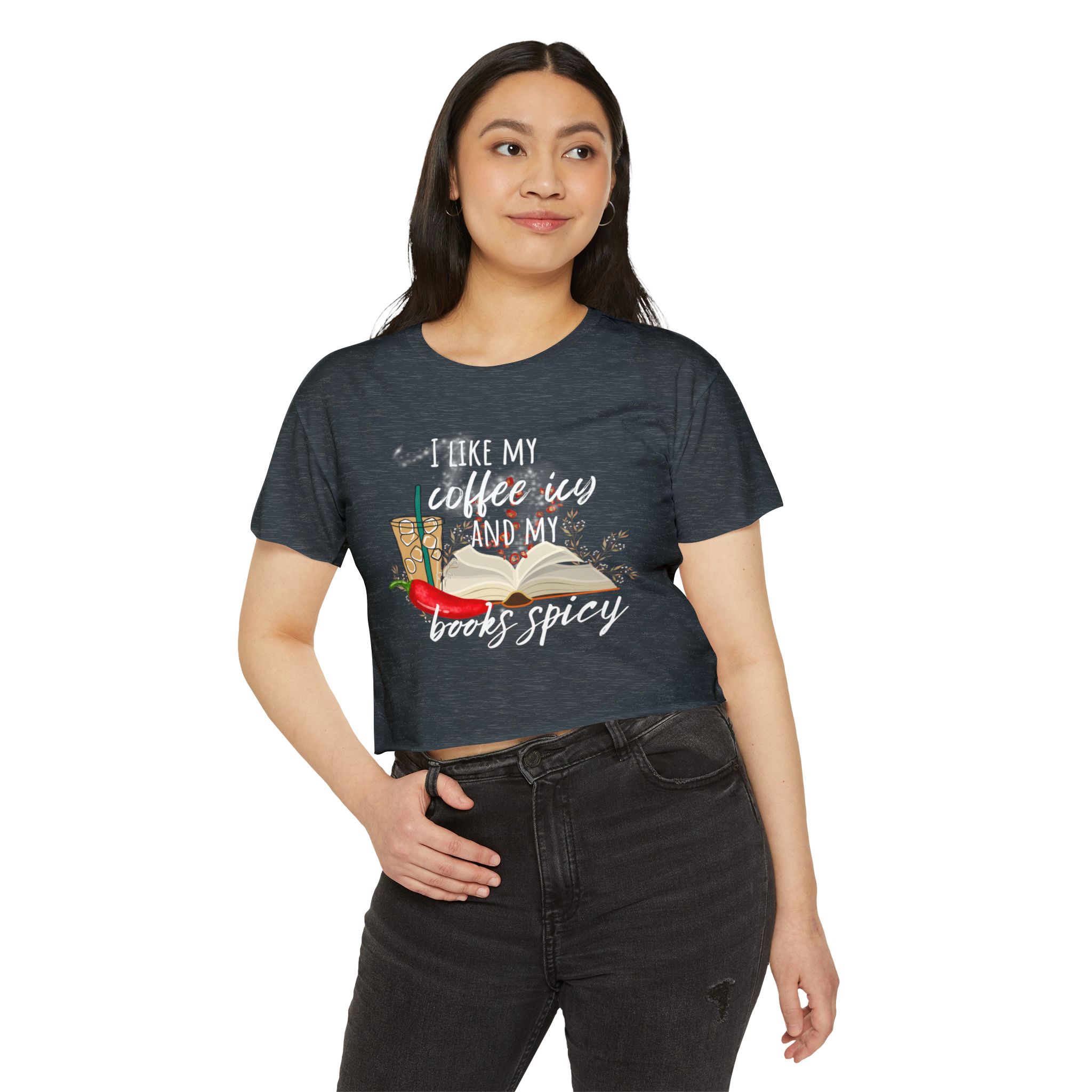 Icy and Spicy Crop Top, Bookish Crop Top, Booktok Crop Top, Bookish Gifts, Romance Readers, Book Club, - Image 19