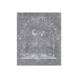 In My Fated Mates Era Gray Crushed Velvet Blanket, Bookish Romanatasy Blanket, Bookish Gift