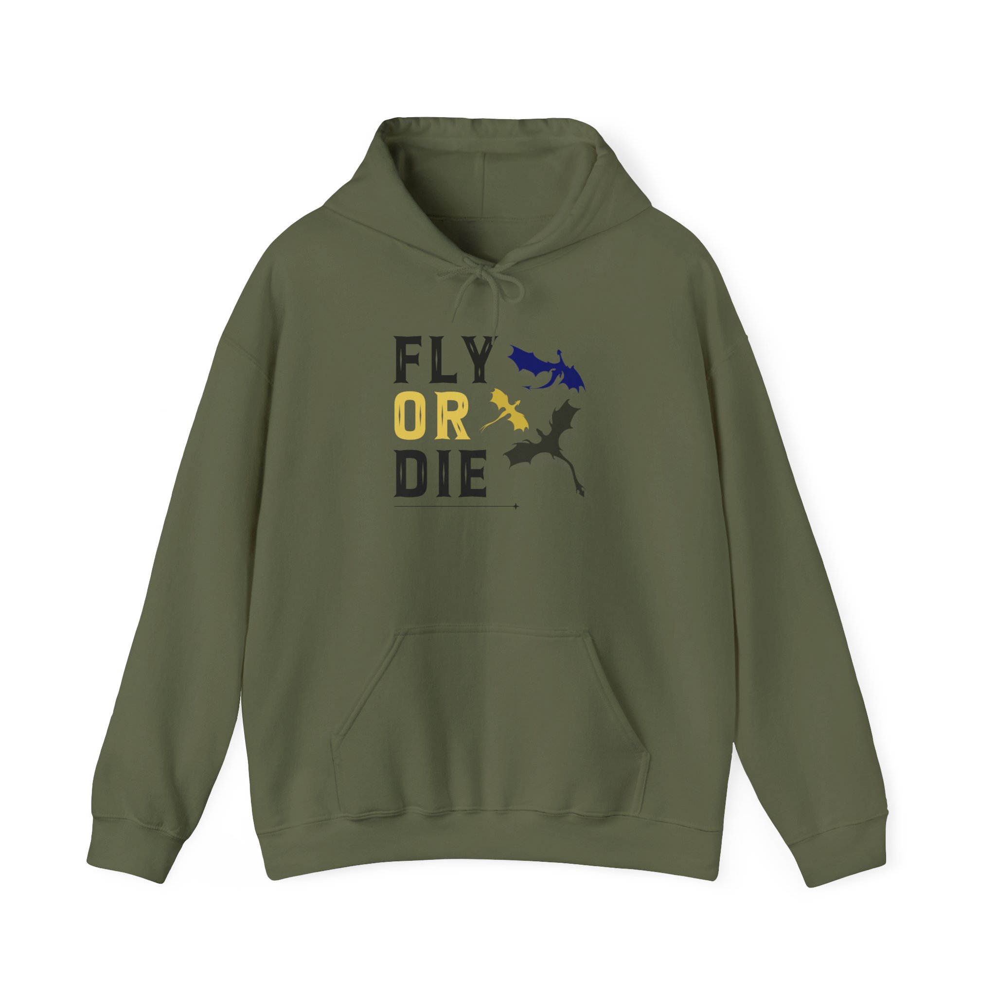 Fourth Wing Inspired Hoodie – Fly or Die Dragon Sweatshirt for Book Lovers