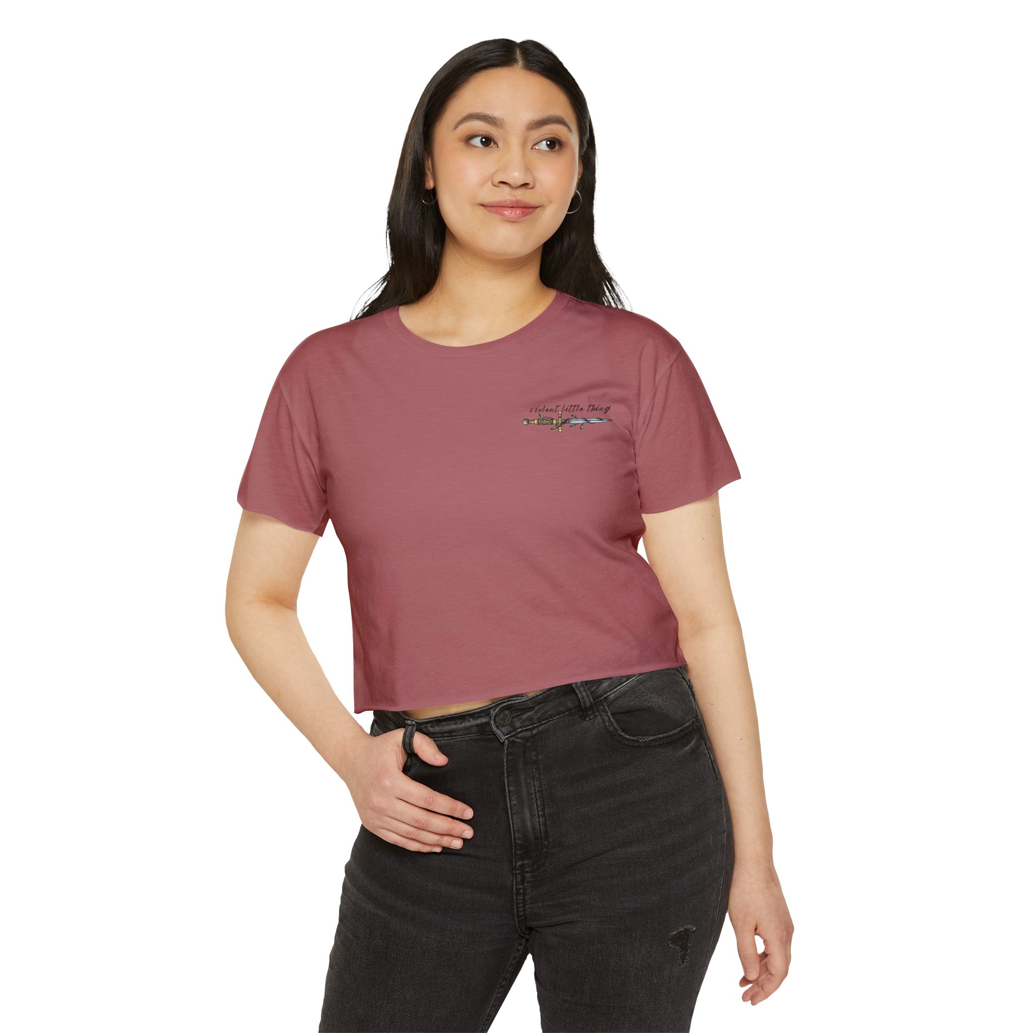 Fourth Wing Inspired - Violent Little Thing Festival Crop Top - Image 19