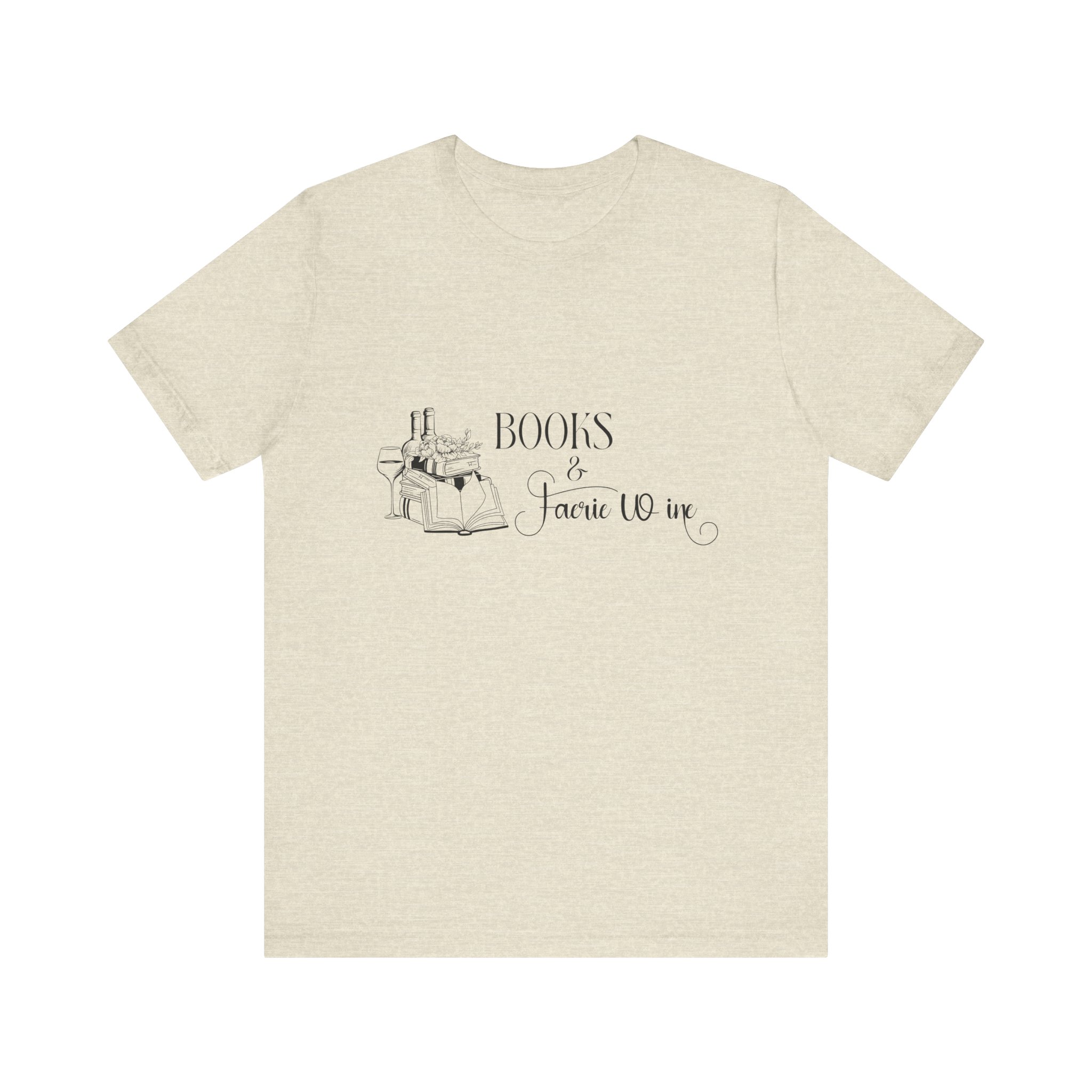 Books and Faerie Wine Romantasy Short Sleeve Jersey Tee - Image 17