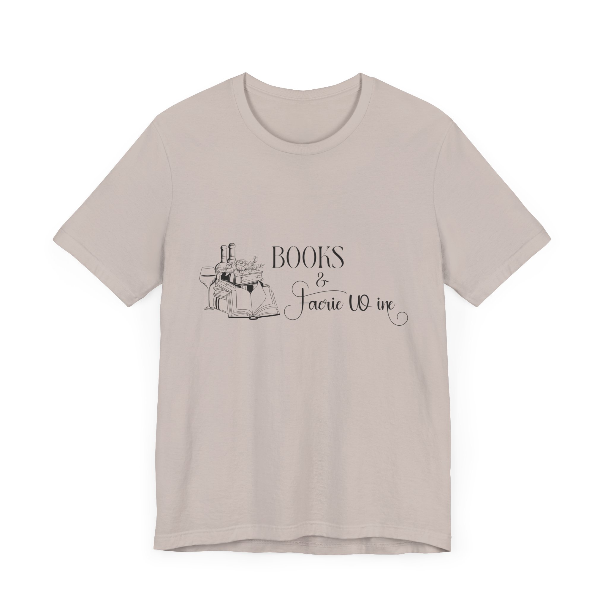Books and Faerie Wine Romantasy Short Sleeve Jersey Tee - Image 23