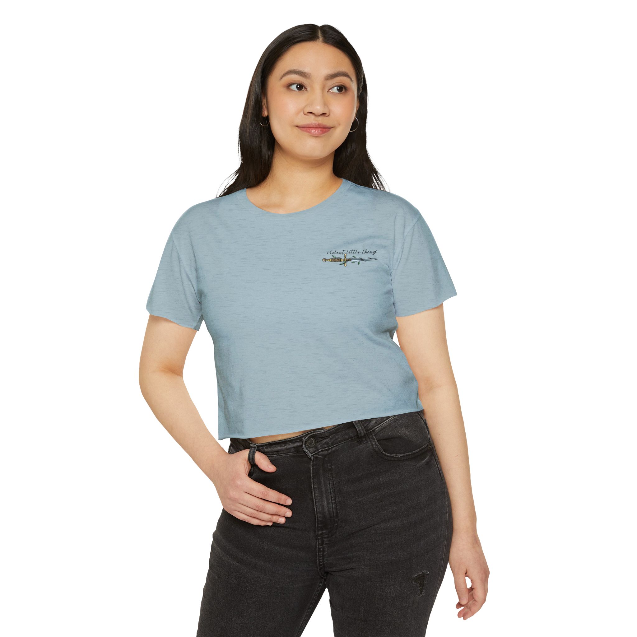 Fourth Wing Inspired - Violent Little Thing Festival Crop Top - Image 15