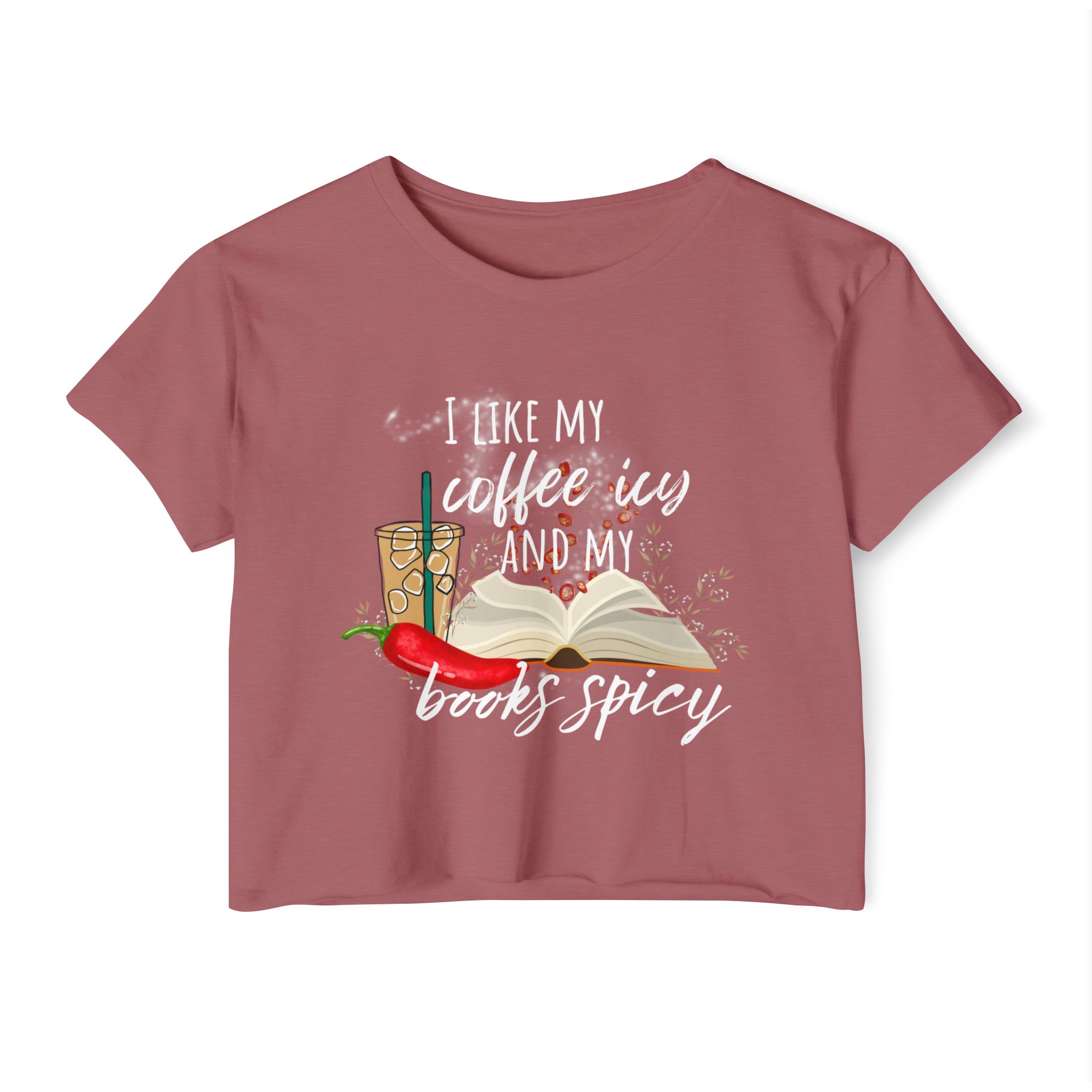 Icy and Spicy Crop Top, Bookish Crop Top, Booktok Crop Top, Bookish Gifts, Romance Readers, Book Club, - Image 21