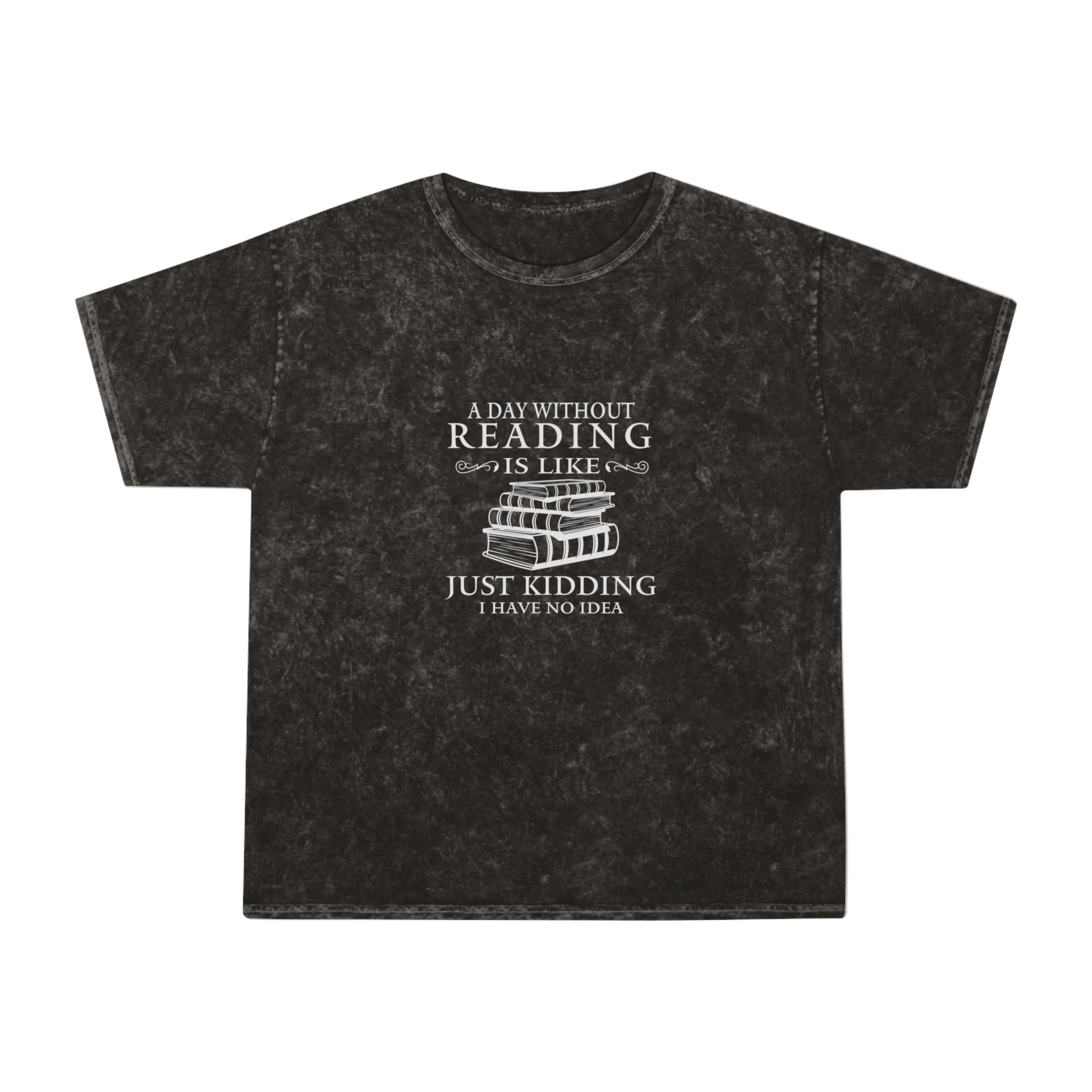 Book Lover's Mineral Wash T-Shirt, Perfect for Readers, Funny Gift Idea, Literature Lover Tee, Comfortable Casual Wear, Great for Birthdays, - Image 5