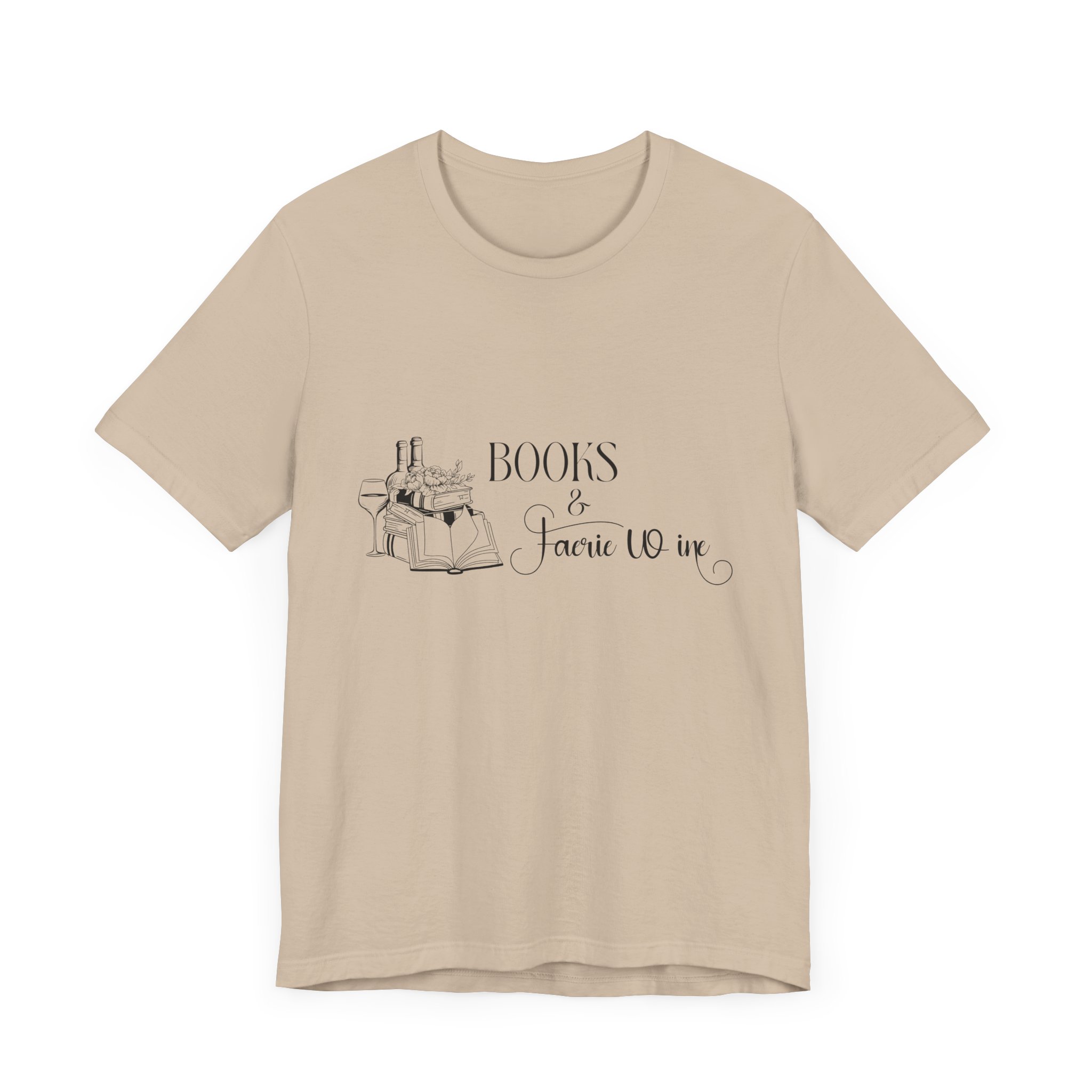 Books and Faerie Wine Romantasy Short Sleeve Jersey Tee - Image 15