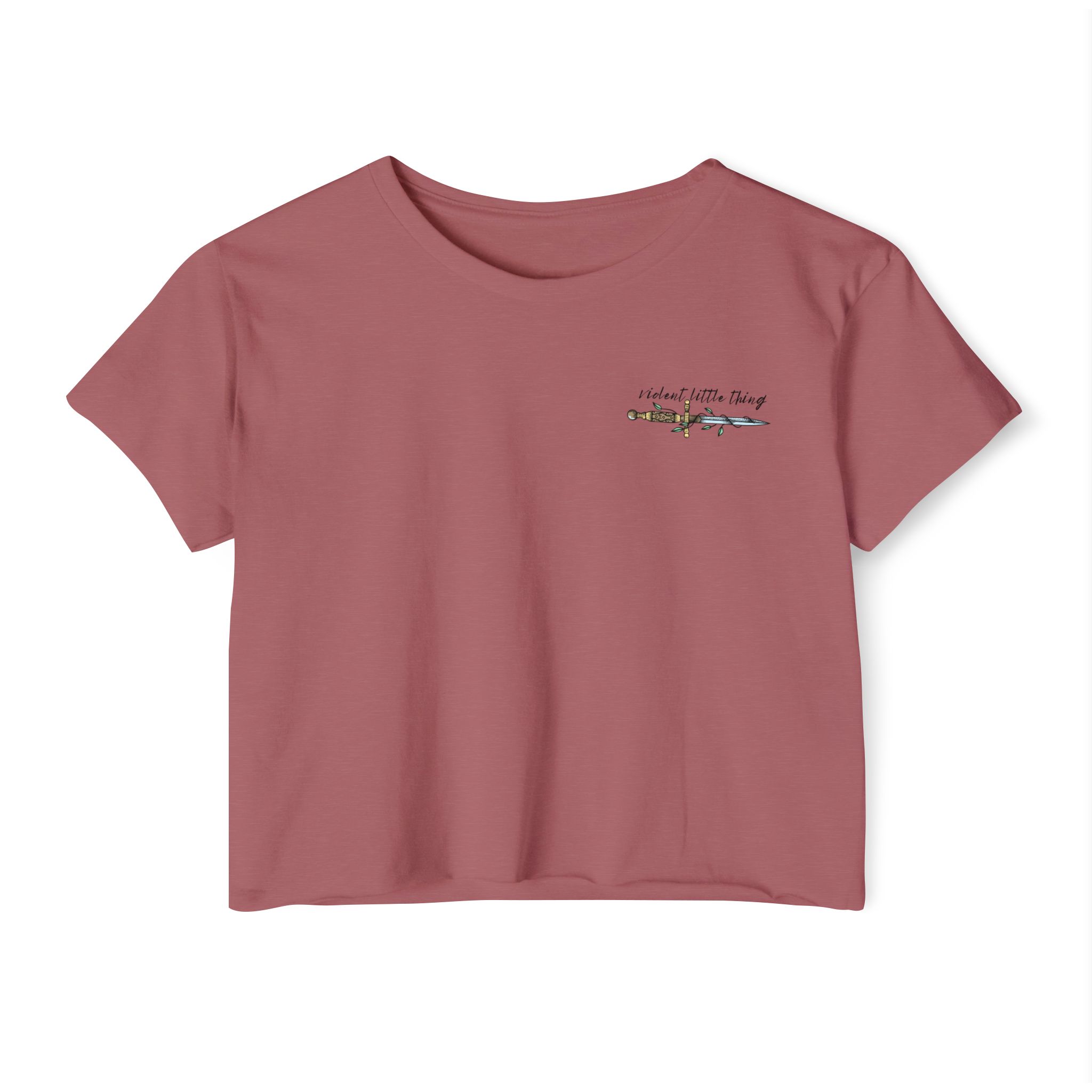 Fourth Wing Inspired - Violent Little Thing Festival Crop Top - Image 17