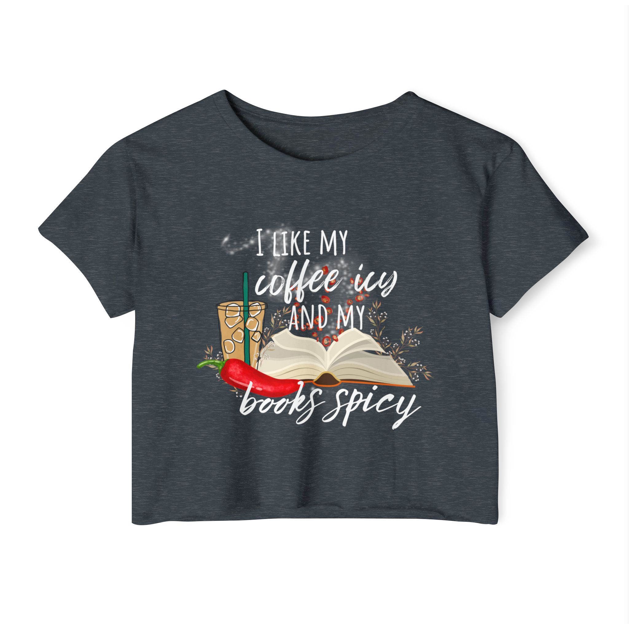 Icy and Spicy Crop Top, Bookish Crop Top, Booktok Crop Top, Bookish Gifts, Romance Readers, Book Club, - Image 17