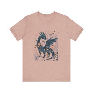 Floral Dragon Jersey Short Sleeve Tee
