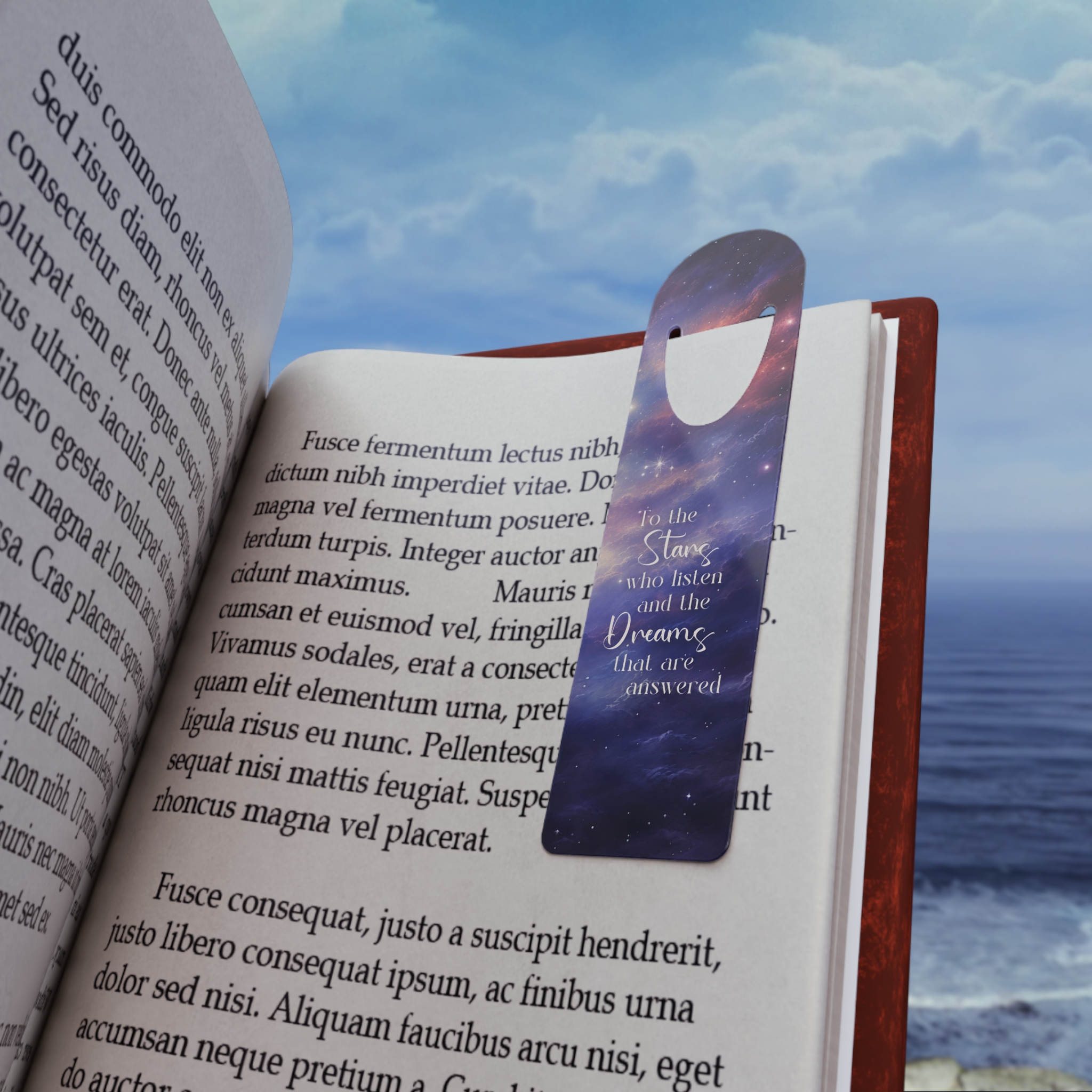 To the Stars Who Listen ACOTAR Inspired Metal Bookmark - Image 4