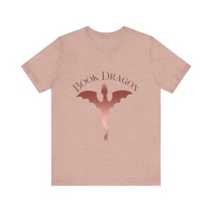Book Dragon Romantasy Jersey Short Sleeve Tee
