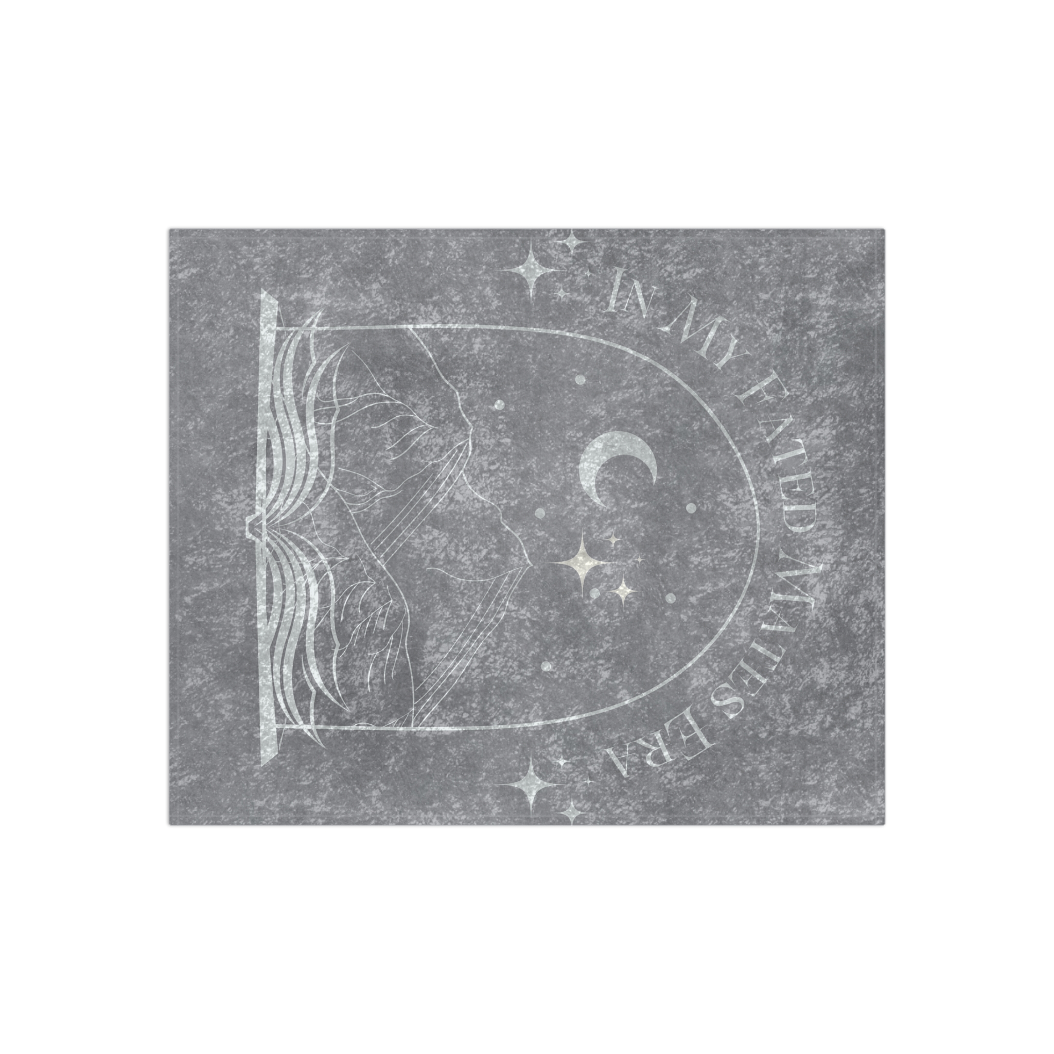In My Fated Mates Era Gray Crushed Velvet Blanket, Bookish Romanatasy Blanket, Bookish Gift - Image 2