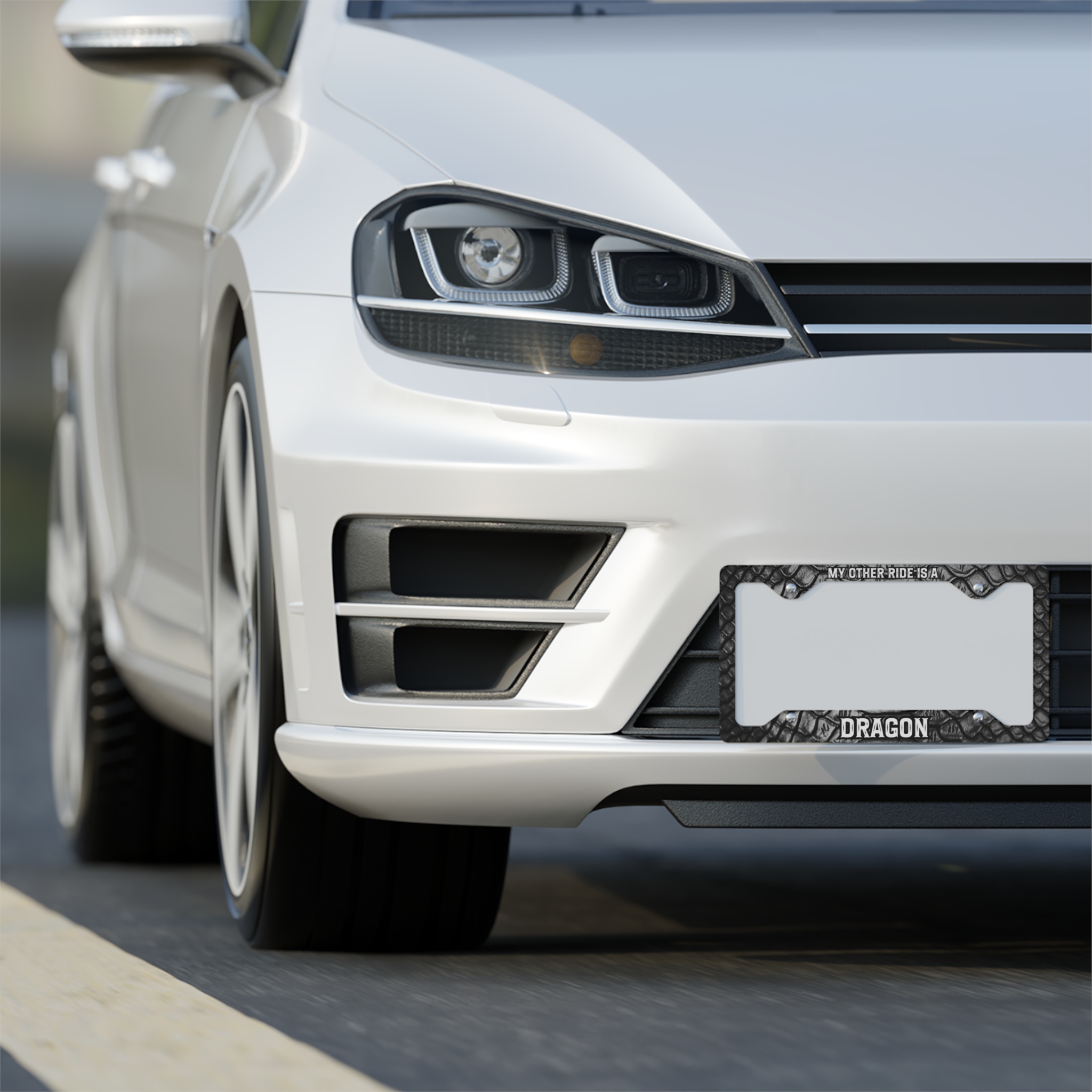 Fourth Wing Inspired License Plate Frame - Image 4