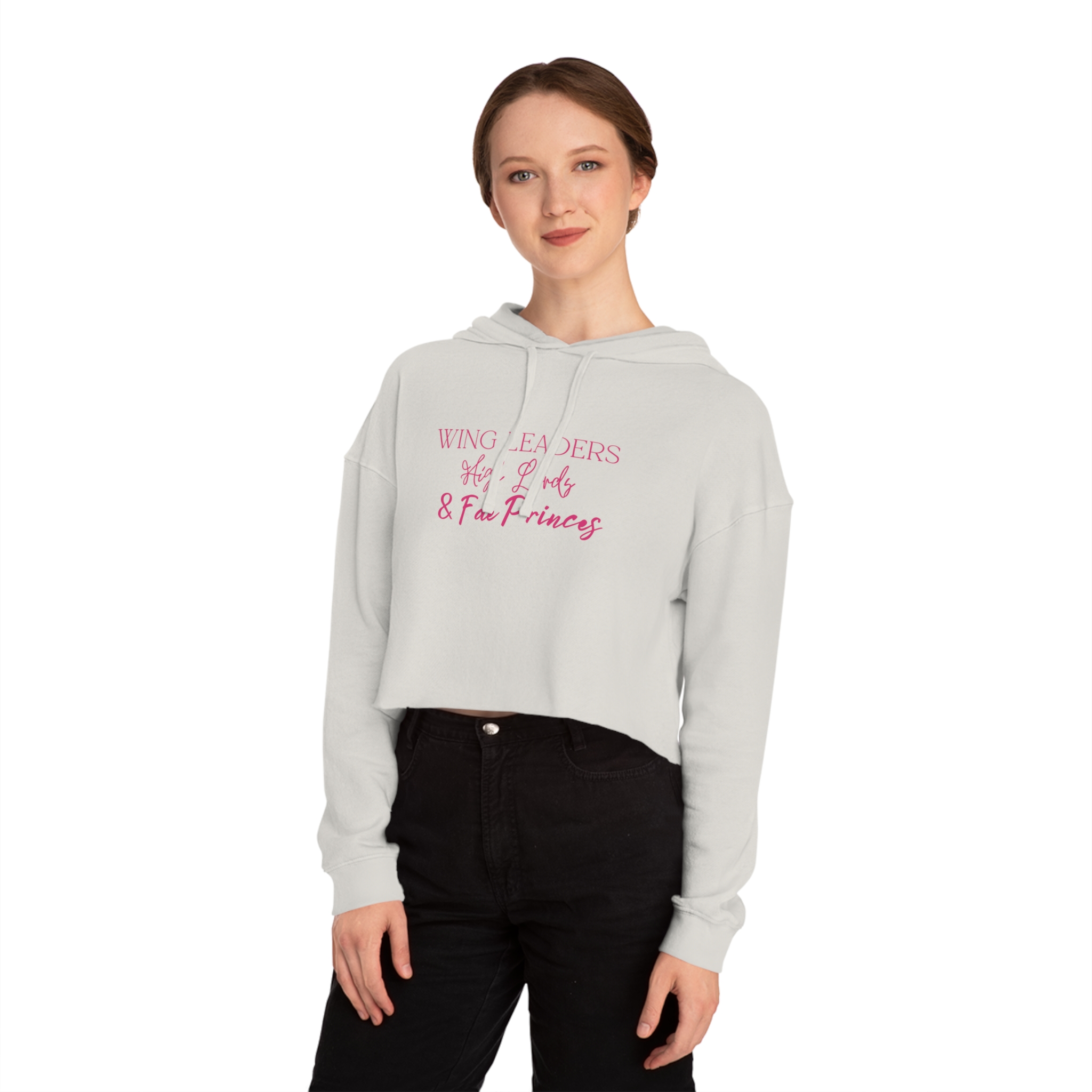 Cropped Sweatshirt, Wing Leaders High Gods and Fae Princes Sweatshirt - Image 12