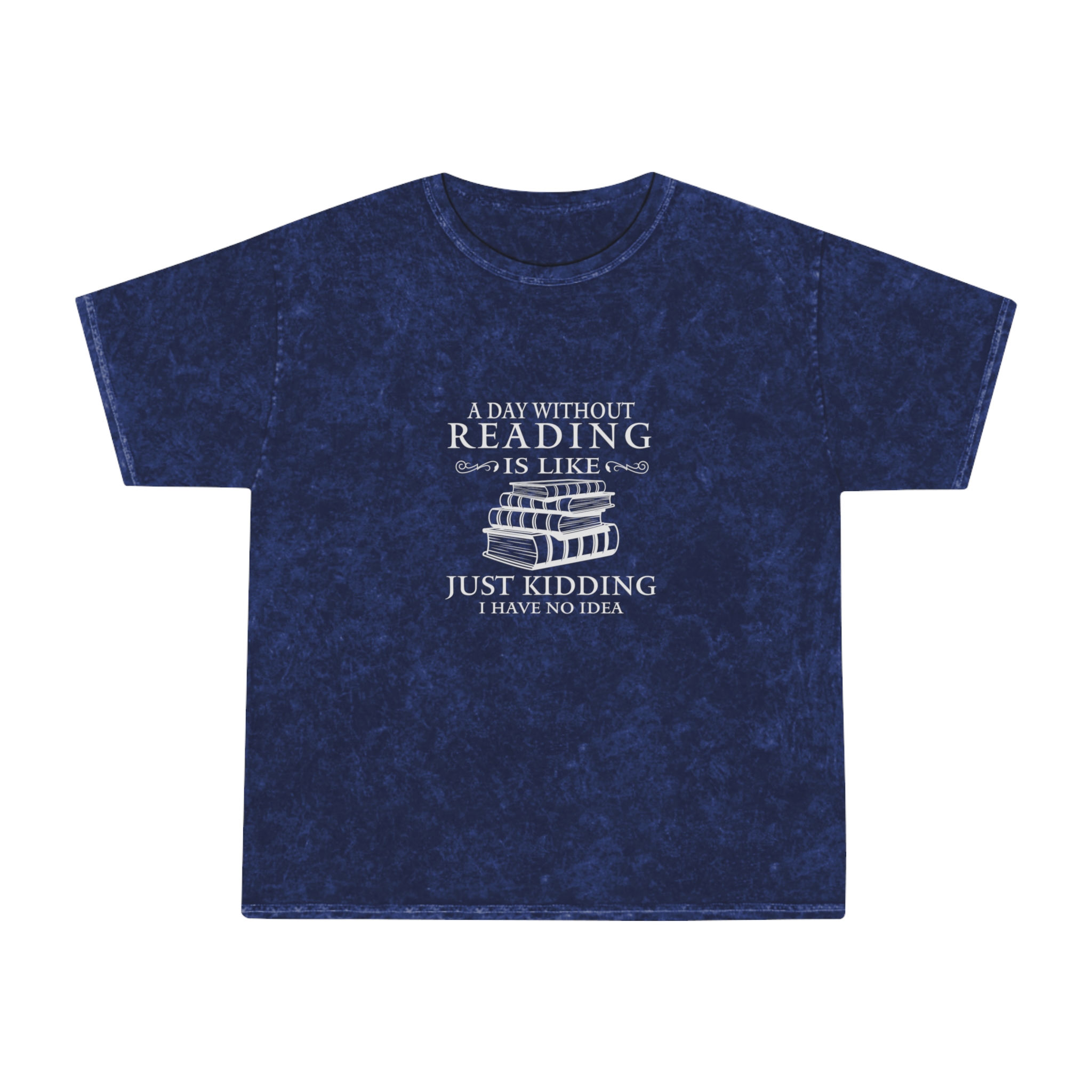 Book Lover's Mineral Wash T-Shirt, Perfect for Readers, Funny Gift Idea, Literature Lover Tee, Comfortable Casual Wear, Great for Birthdays, - Image 9