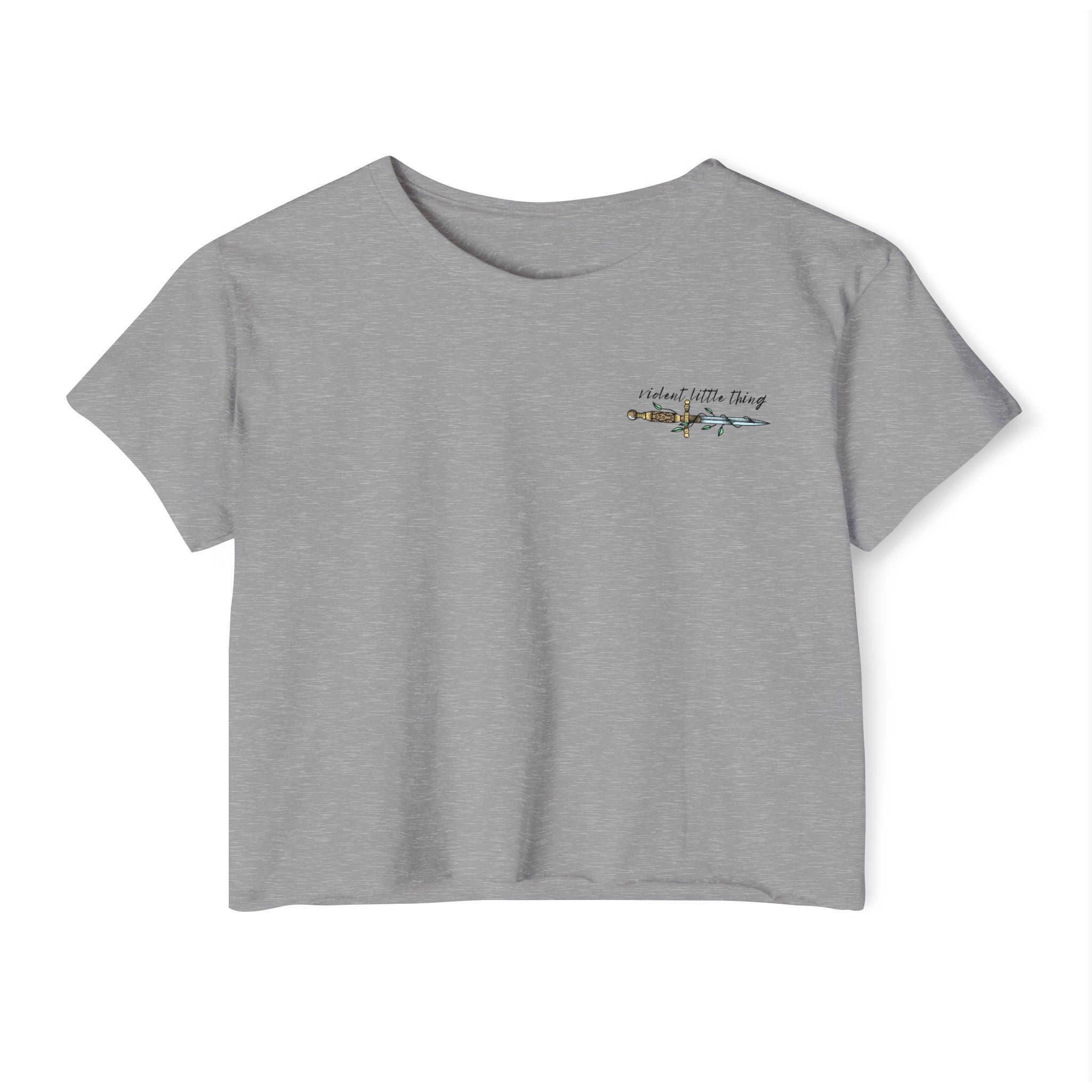 Fourth Wing Inspired - Violent Little Thing Festival Crop Top - Image 5