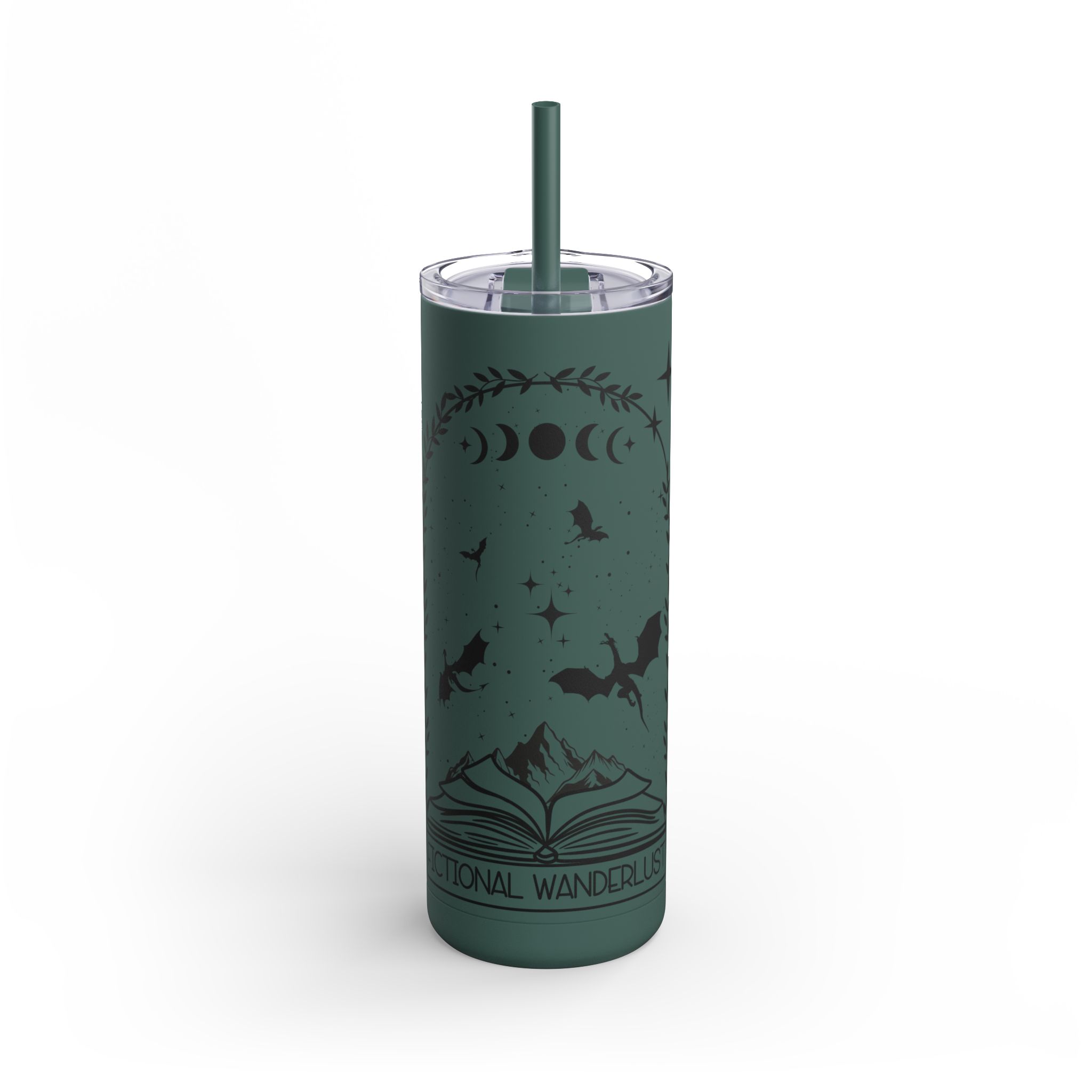 Tumbler, Fictional Wanderlust, Bookish Romantasy, Fourth Wing, ACOTAR Inspired, Book Lover Gift, Travel Mug, Fantasy Reader Cup, Literary - Image 5