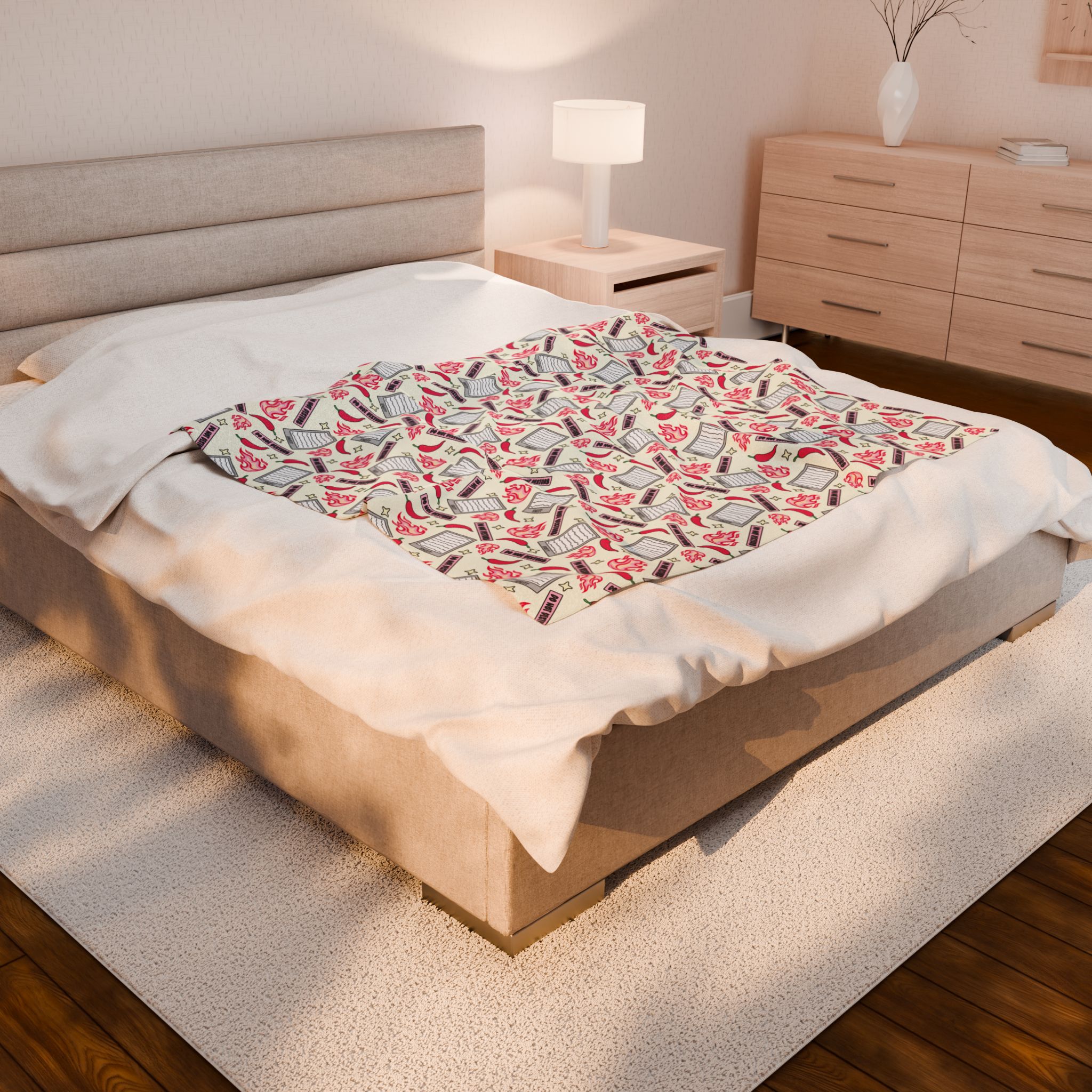 Spicy BookTok Velveteen Plush Blanket - Image 4