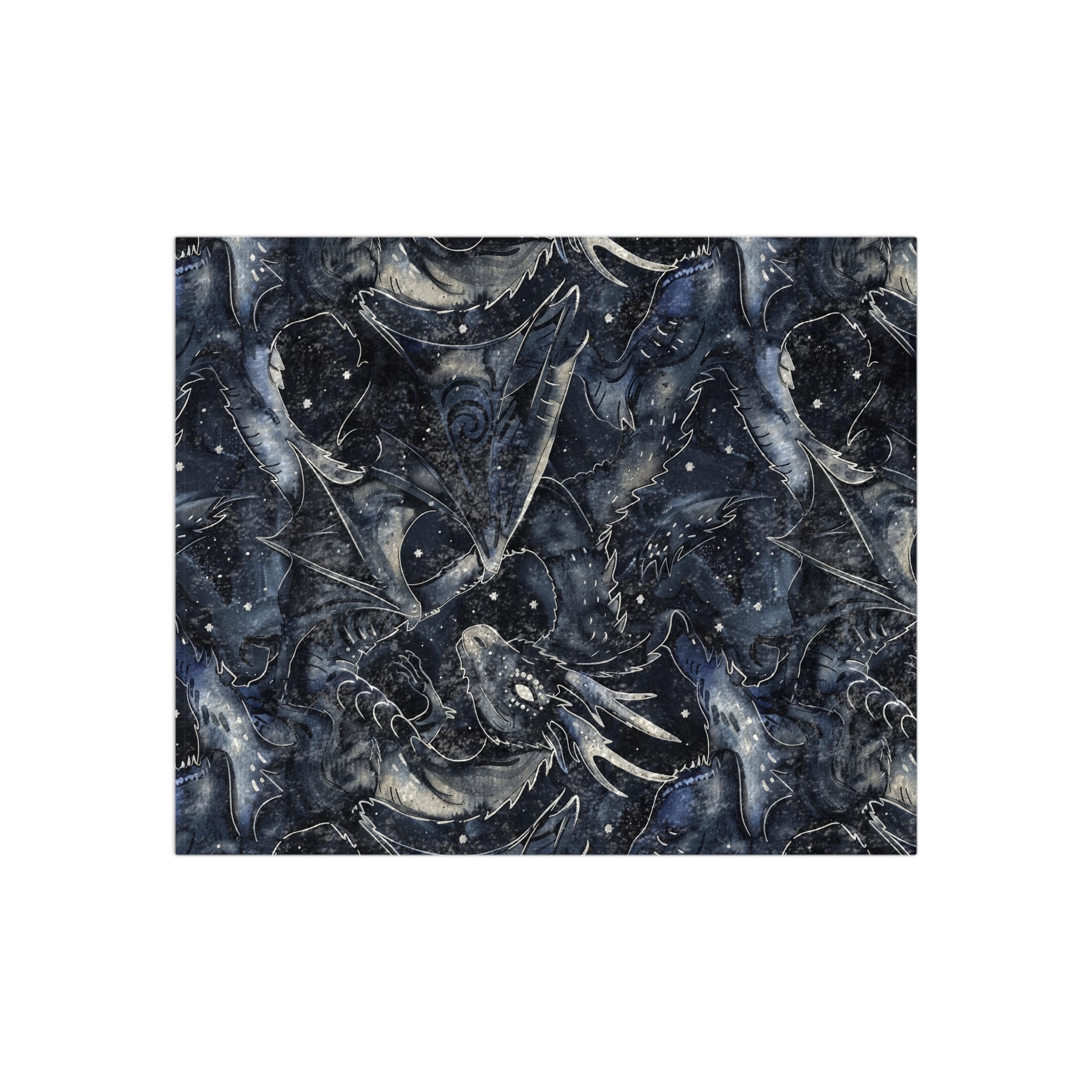 Fourth Wing Inspired Dragon Crushed Velvet Blanket - Image 2