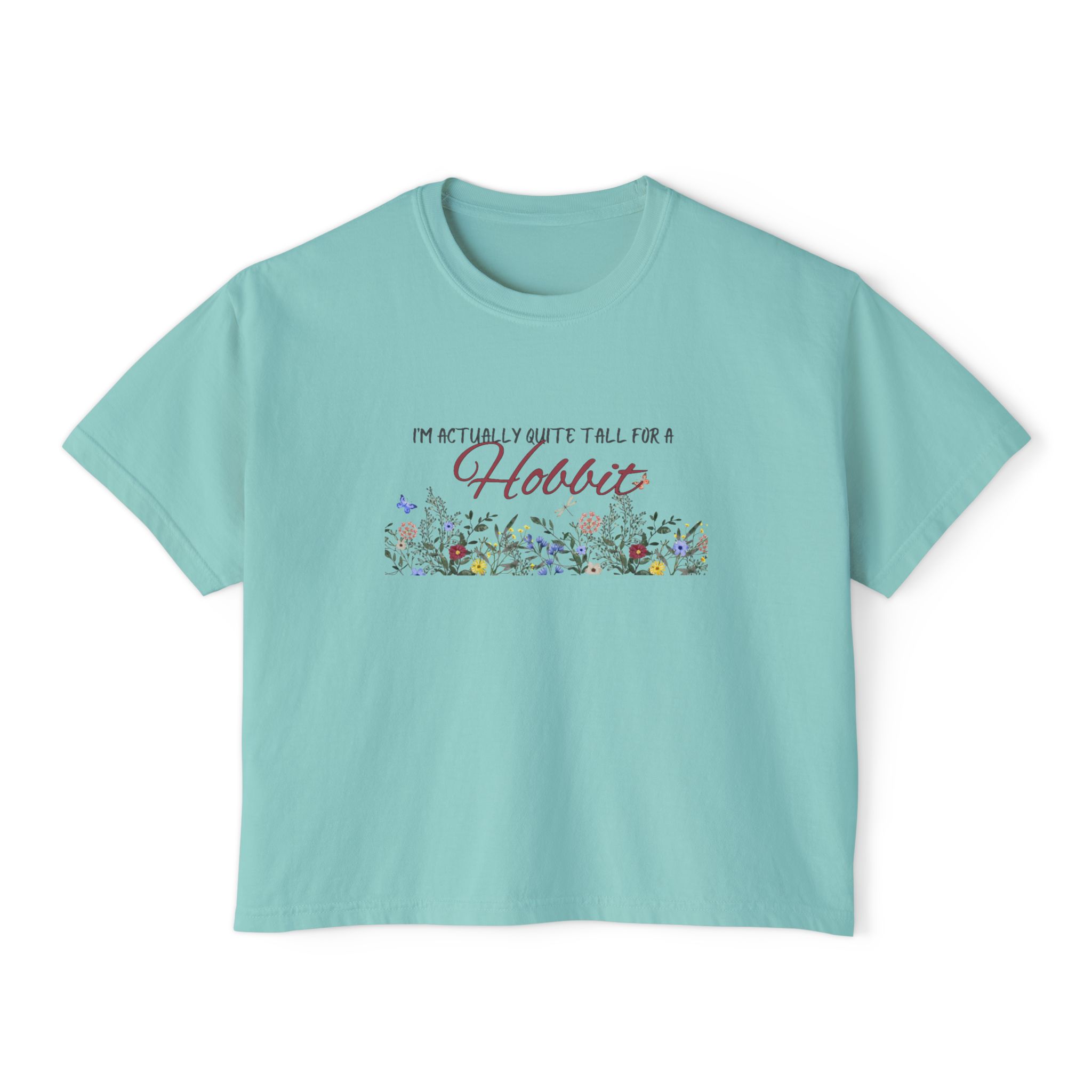 I'm Actually Quite Tall for a Hobbit - Women's Boxy Tee - Lord of the Rings - Hobbits - LOTR - Bookish Vibes - - Image 13
