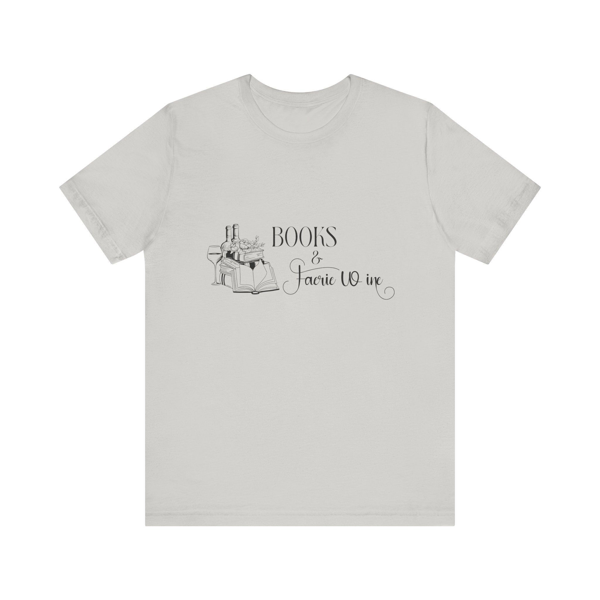 Books and Faerie Wine Romantasy Short Sleeve Jersey Tee - Image 9