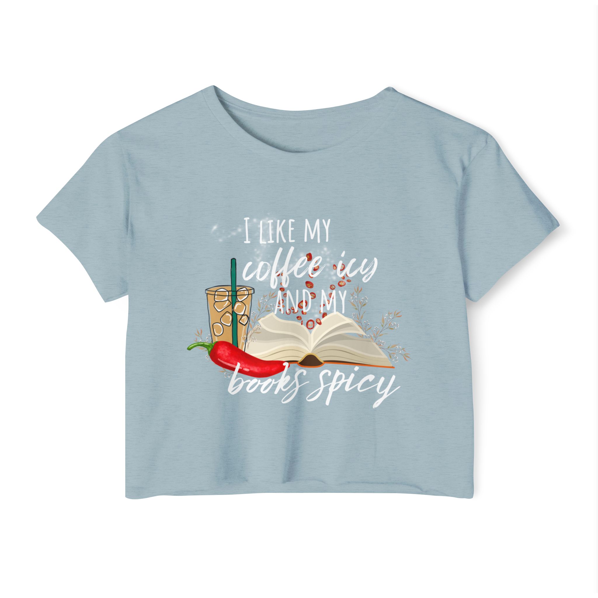 Icy and Spicy Crop Top, Bookish Crop Top, Booktok Crop Top, Bookish Gifts, Romance Readers, Book Club, - Image 13