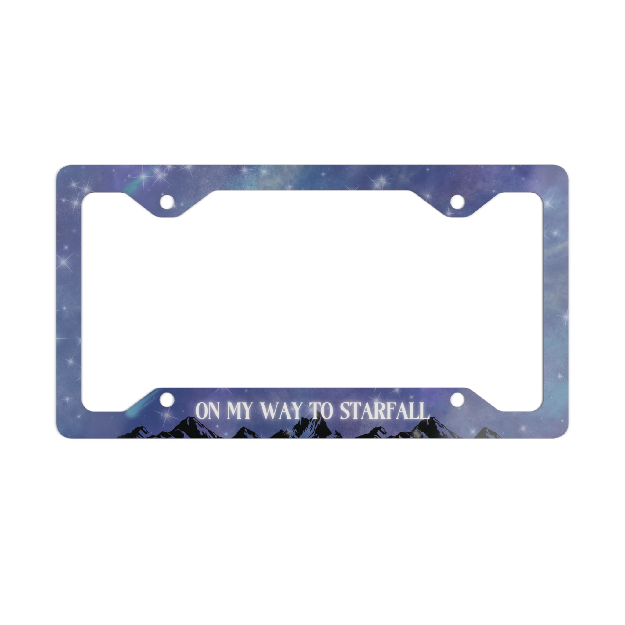 Starfall Metal License Plate Frame - ACOTAR Inspired