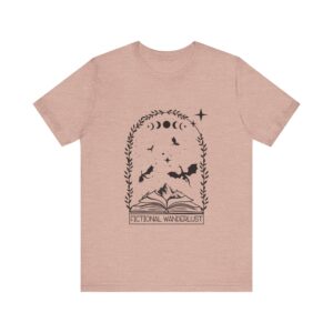 Fictional Wanderlust Romantasy Bookish Jersey T-Shirt