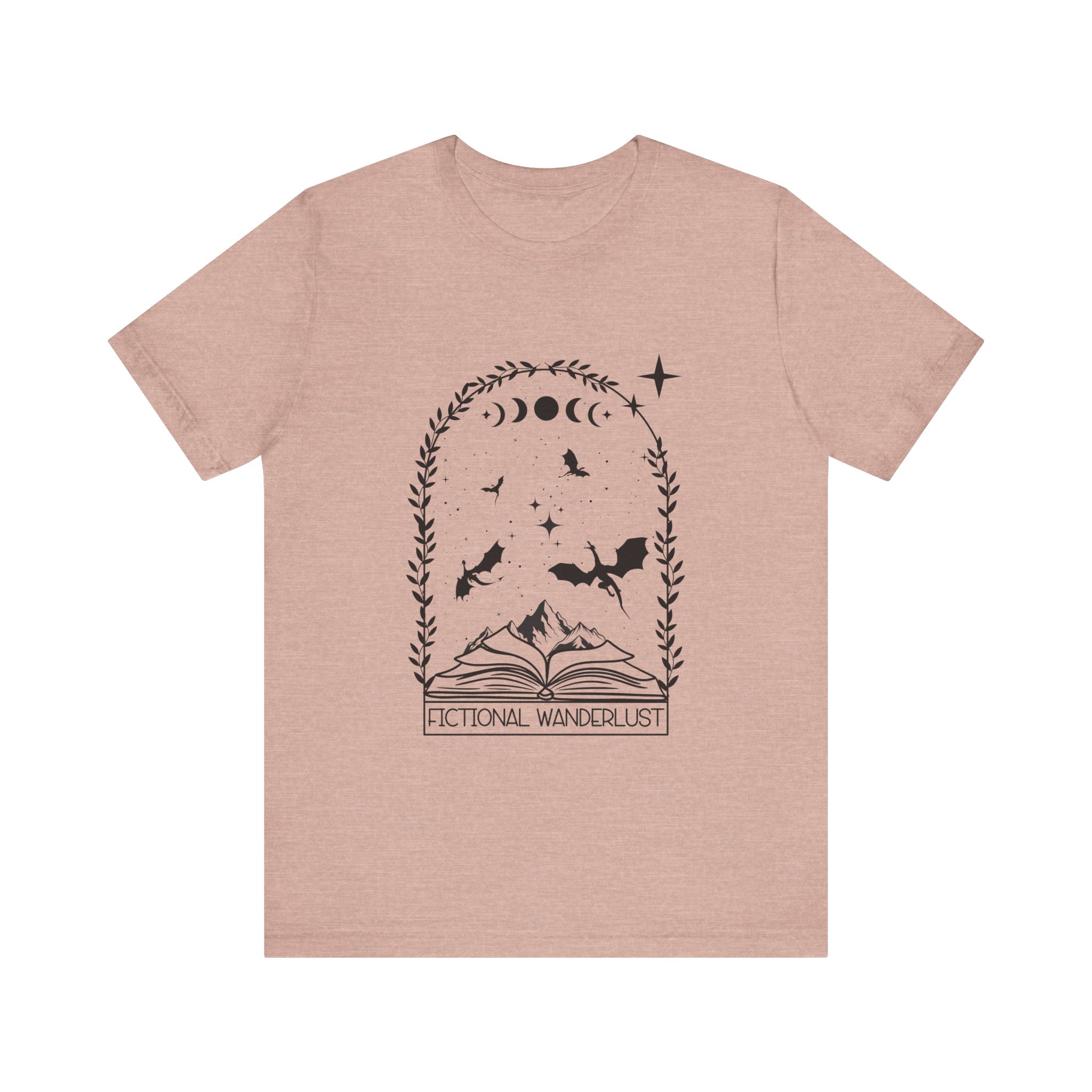 Fictional Wanderlust Romantasy Bookish Jersey T-Shirt