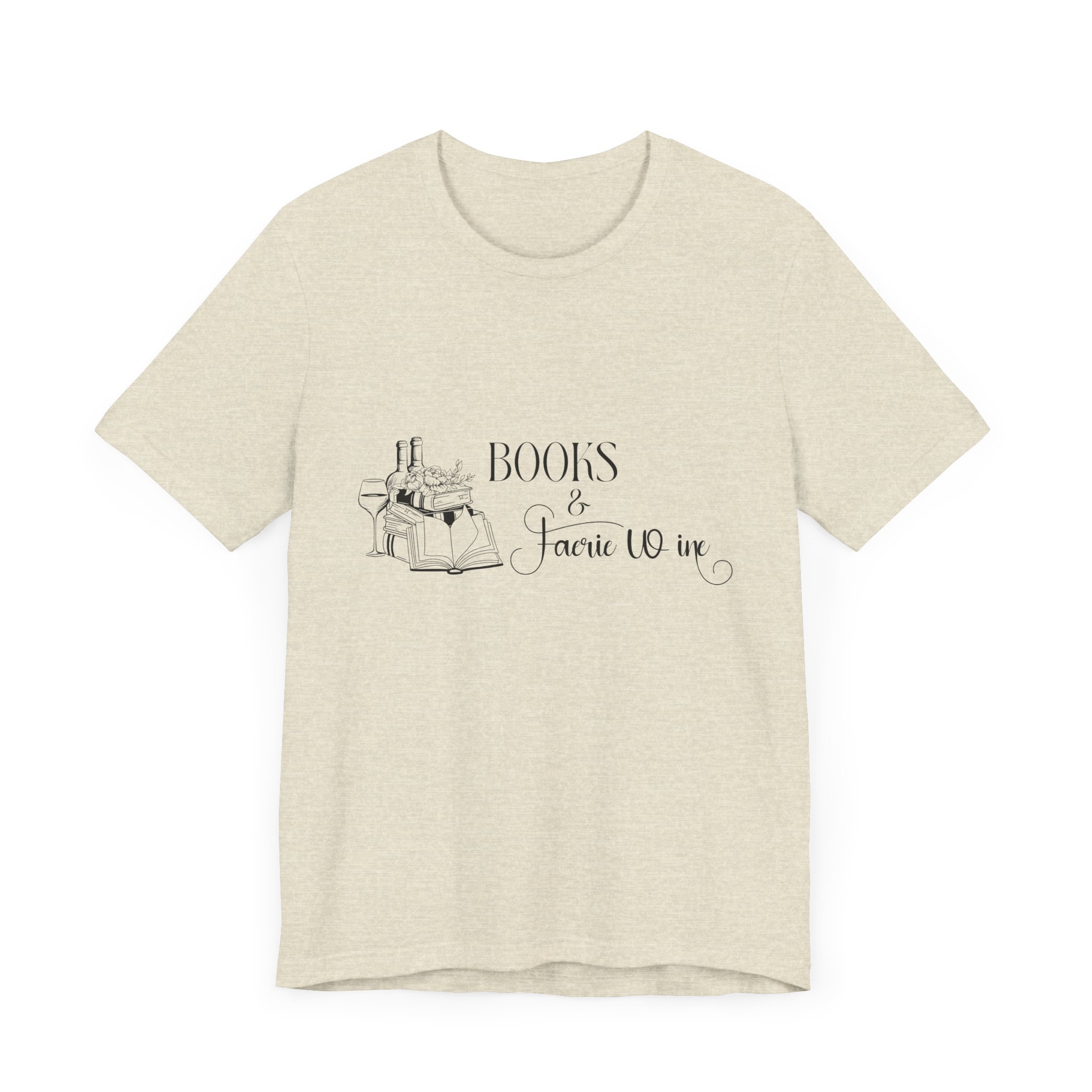 Books and Faerie Wine Romantasy Short Sleeve Jersey Tee - Image 19