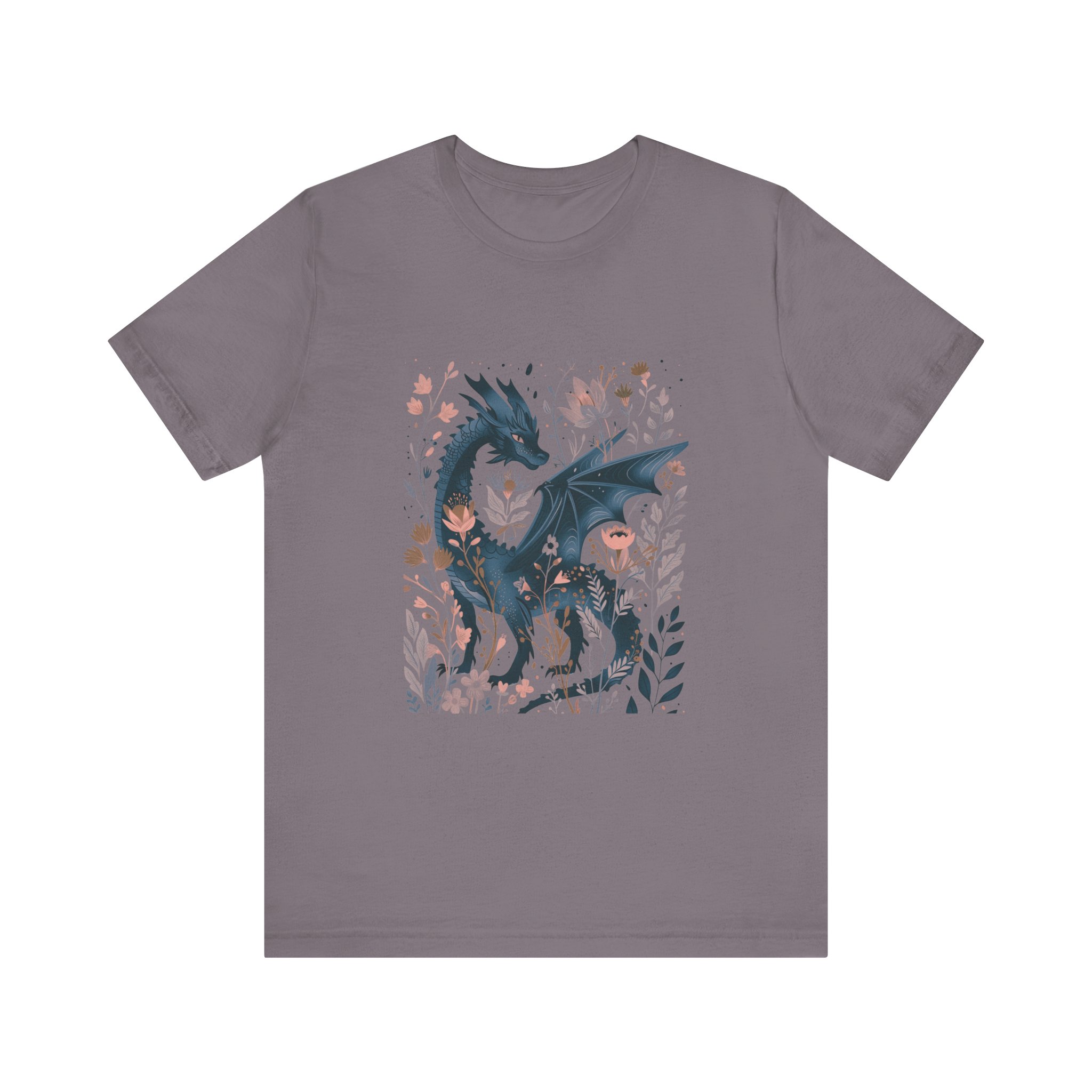 Floral Dragon Jersey Short Sleeve Tee - Image 33