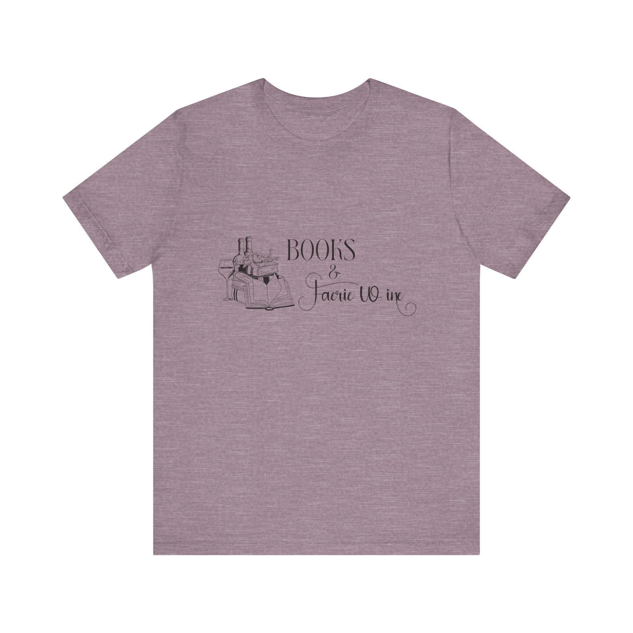 Books and Faerie Wine Romantasy Short Sleeve Jersey Tee - Image 41